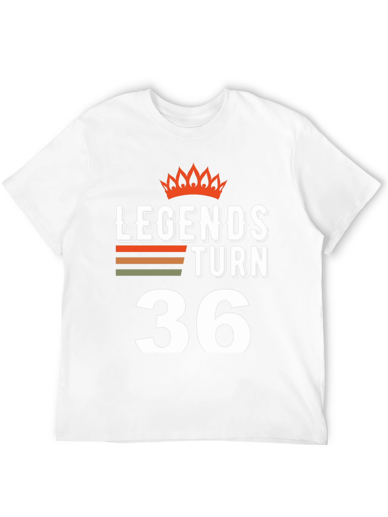 Legends Turn 36 Black Graphic Tee