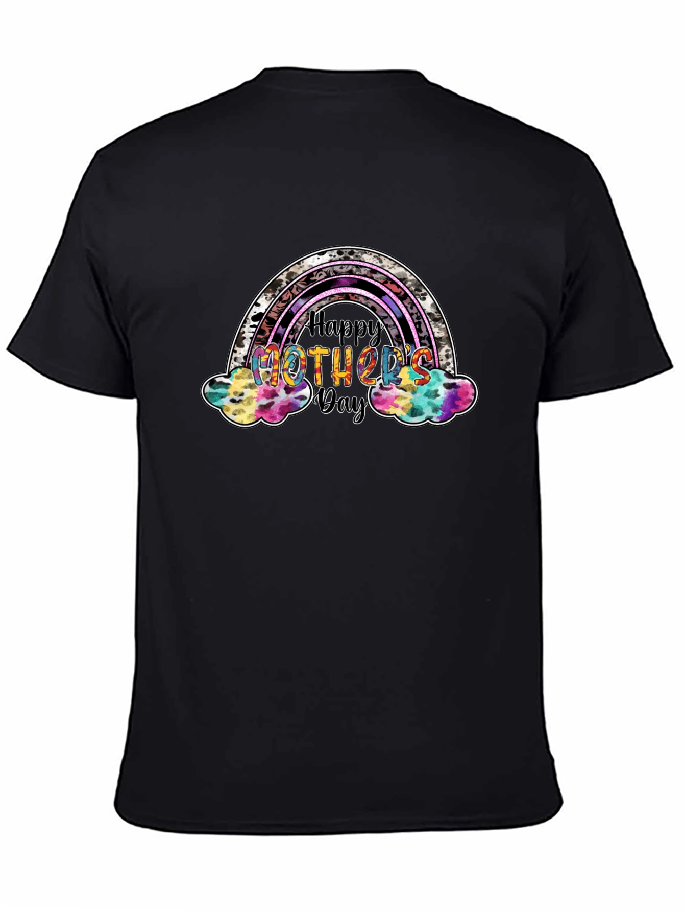 Happy Mothers Day Rainbow Graphic Tee