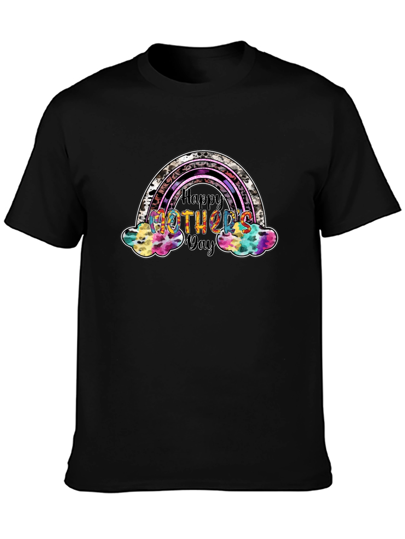 Happy Mothers Day Rainbow Graphic Tee
