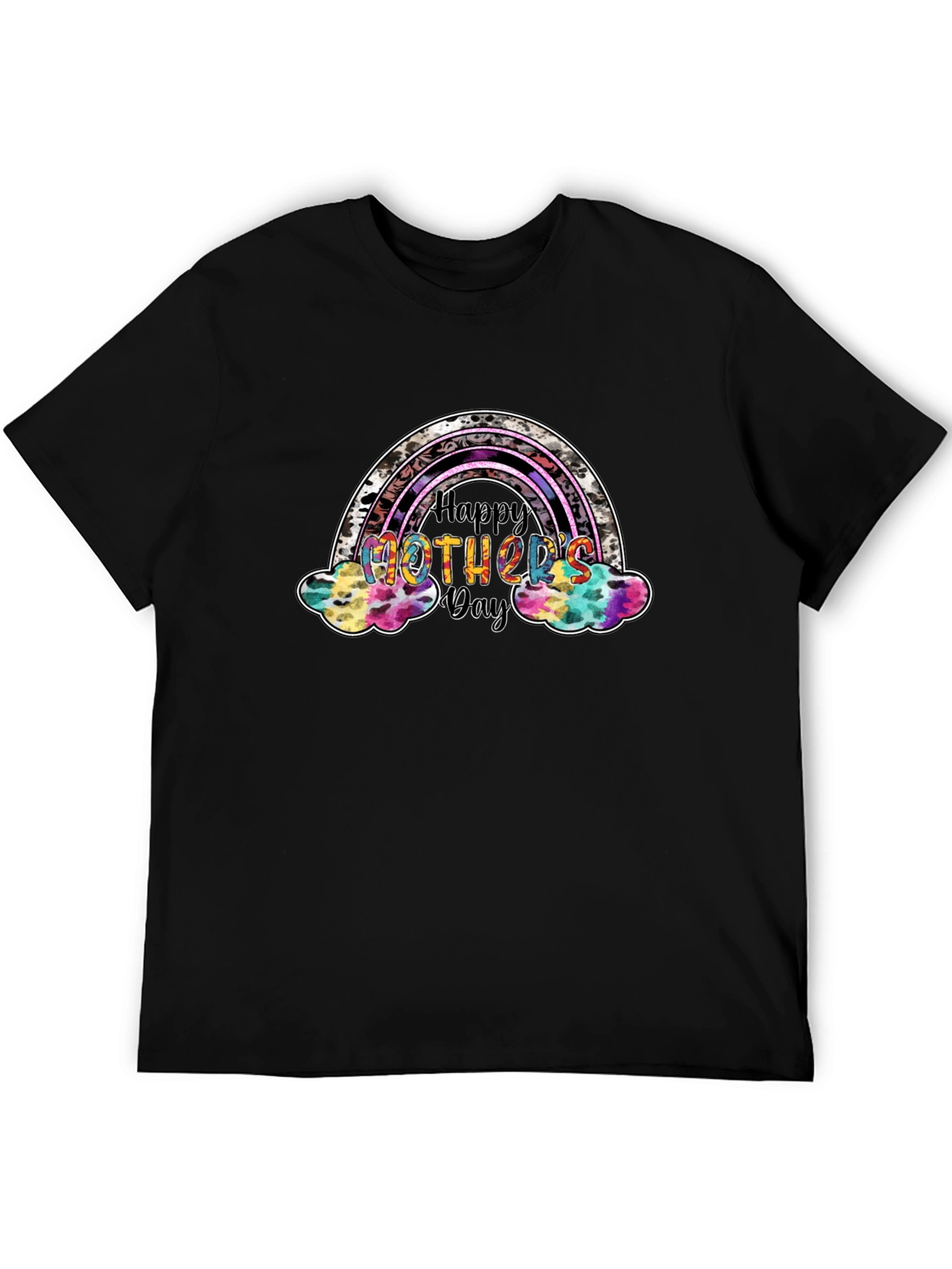 Happy Mothers Day Rainbow Graphic Tee