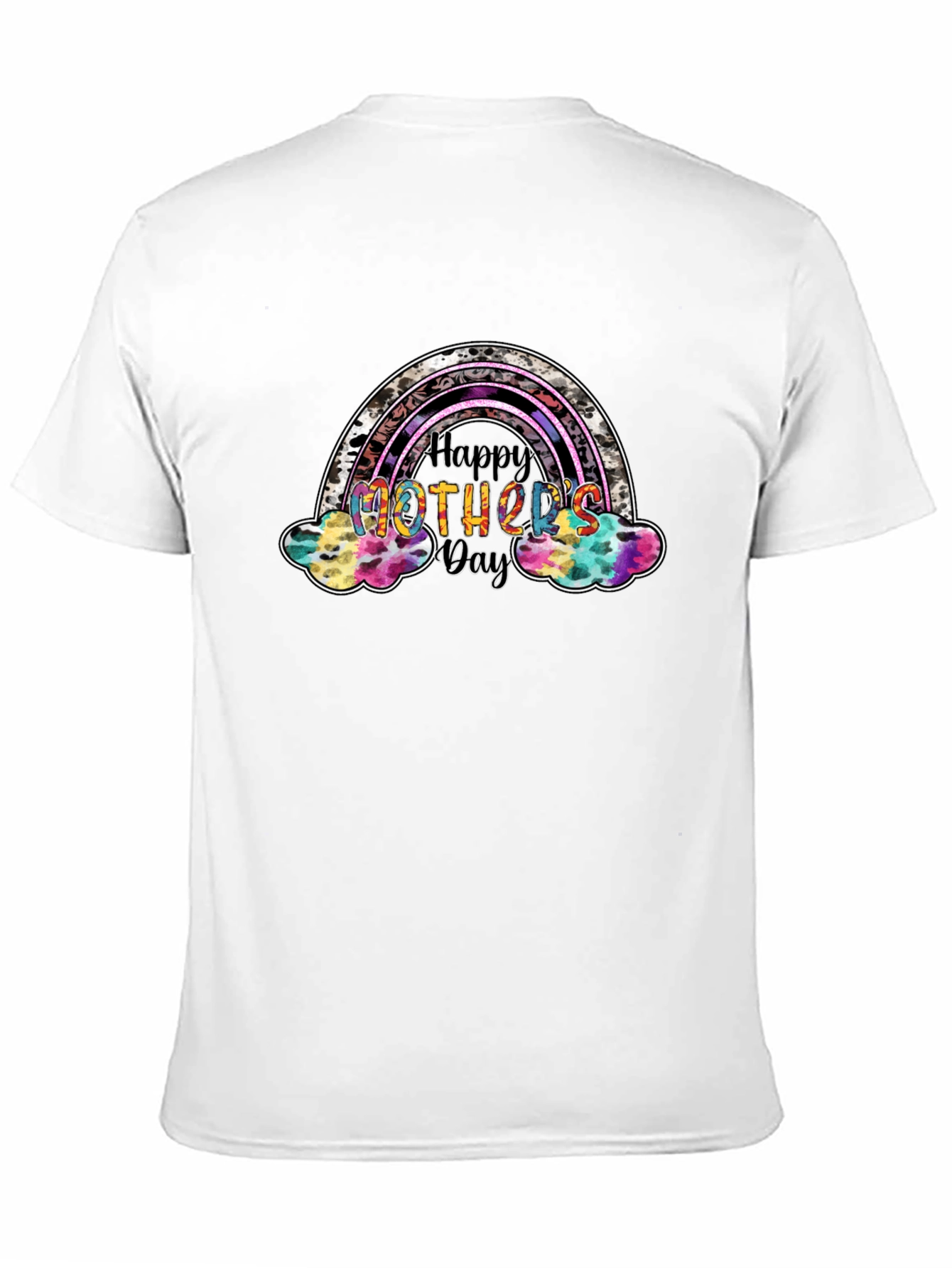 Happy Mothers Day Rainbow Graphic Tee