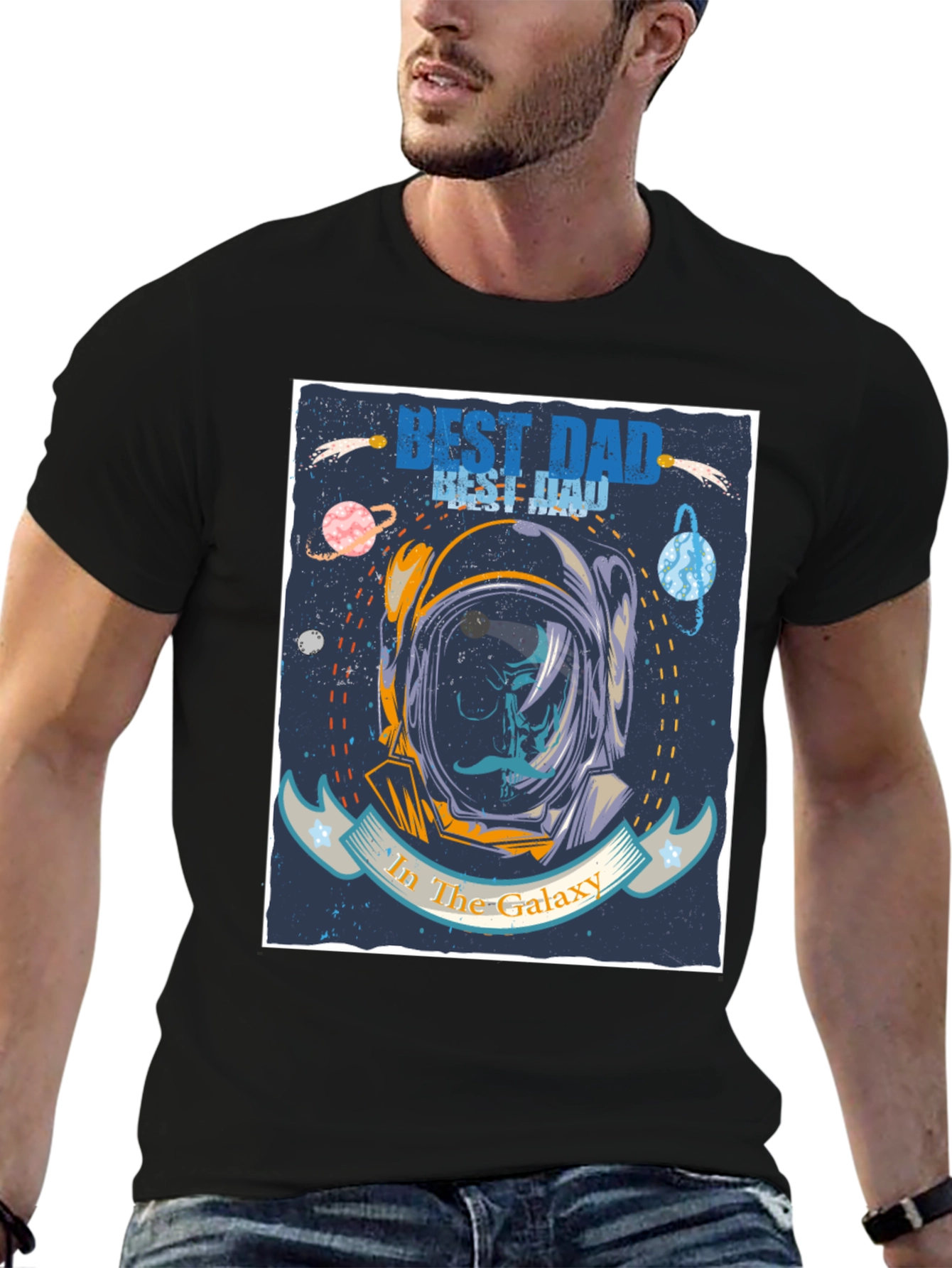 Best Dad in the Galaxy T-Shirt
