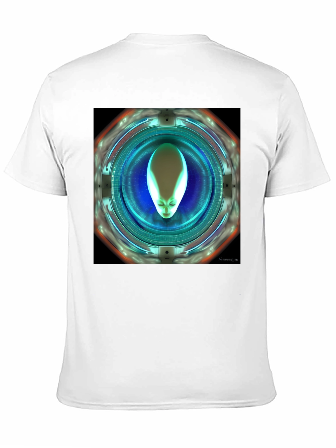Alien Portal Graphic T-Shirt - Sci-Fi Style
