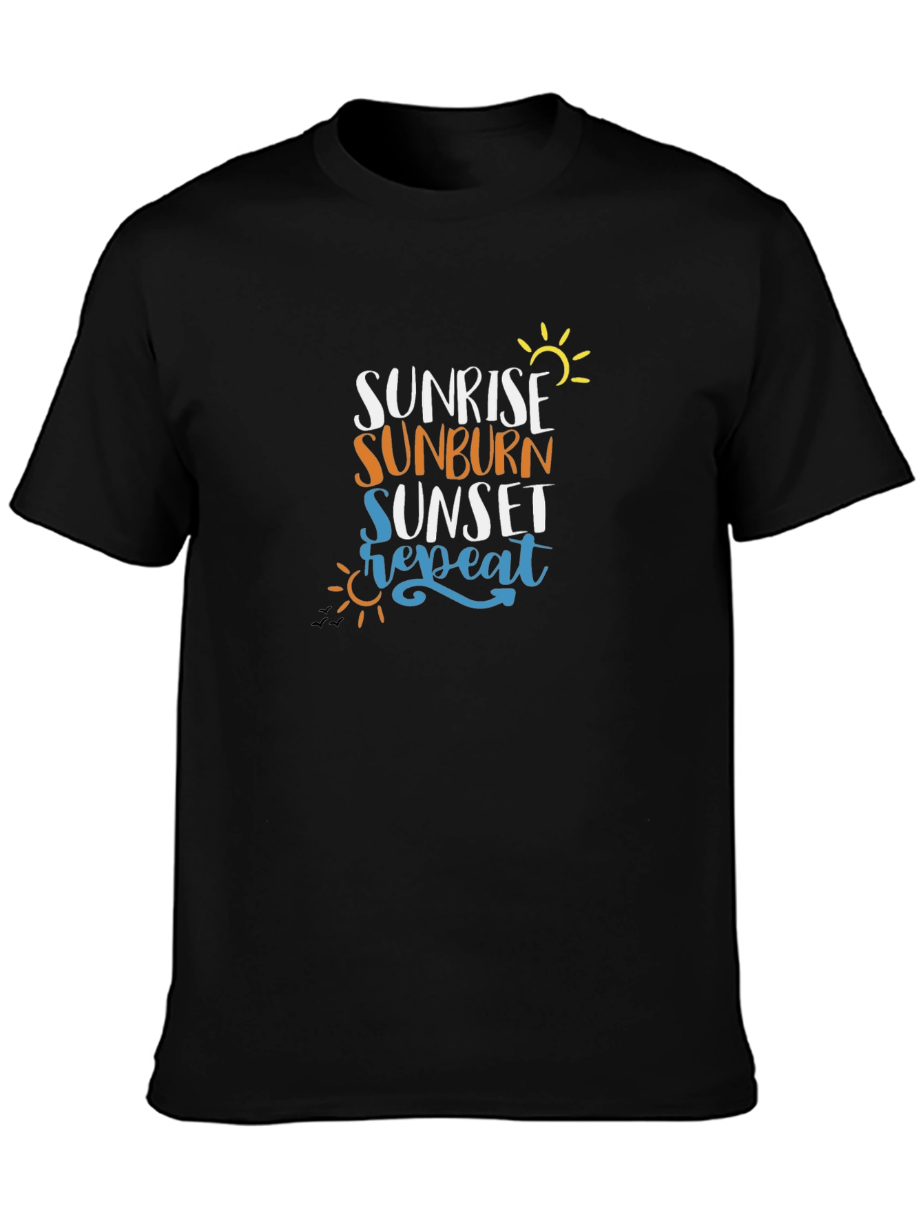 Sunrise Sunburn Sunset Repeat Graphic Tee