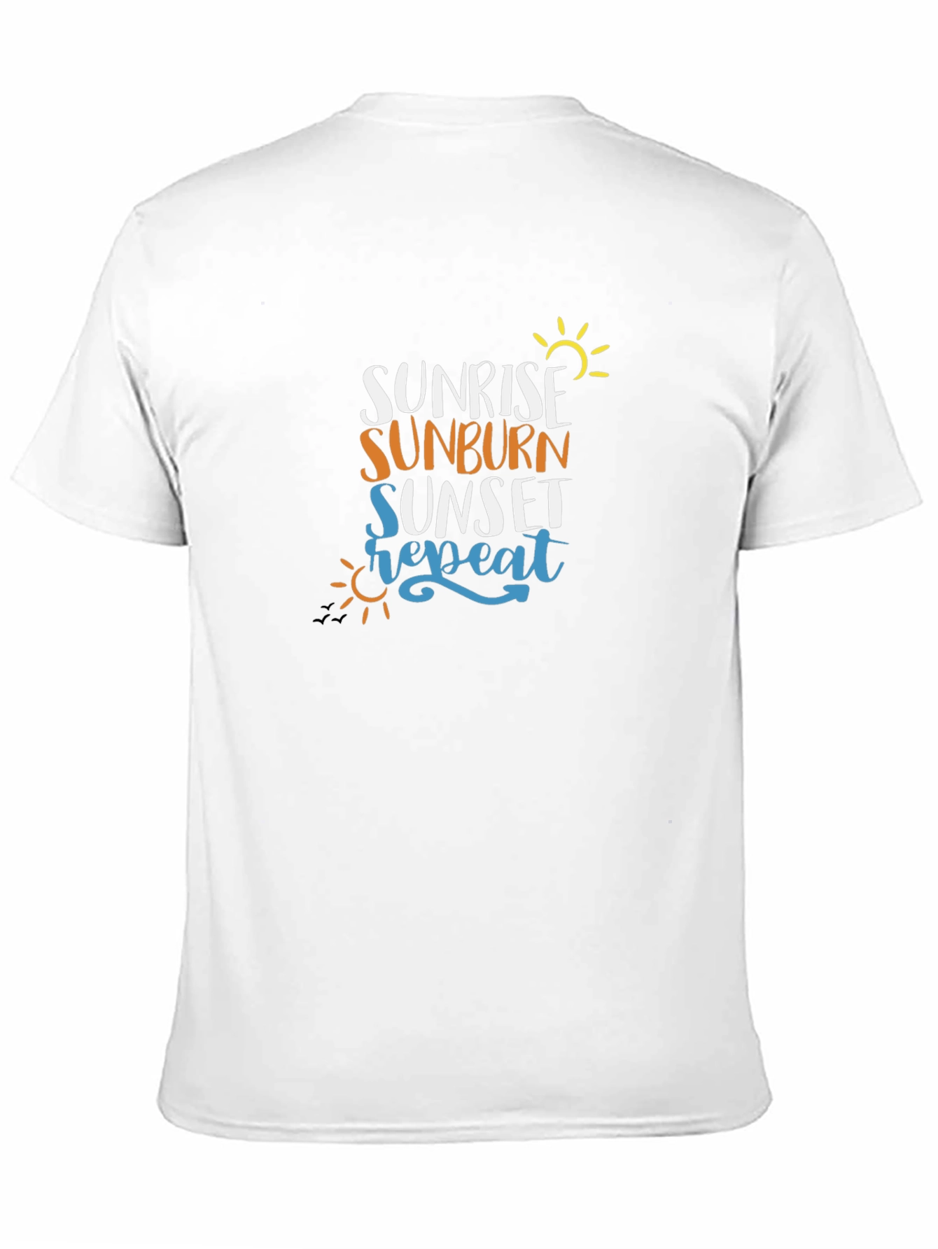 Sunrise Sunburn Sunset Repeat Graphic Tee