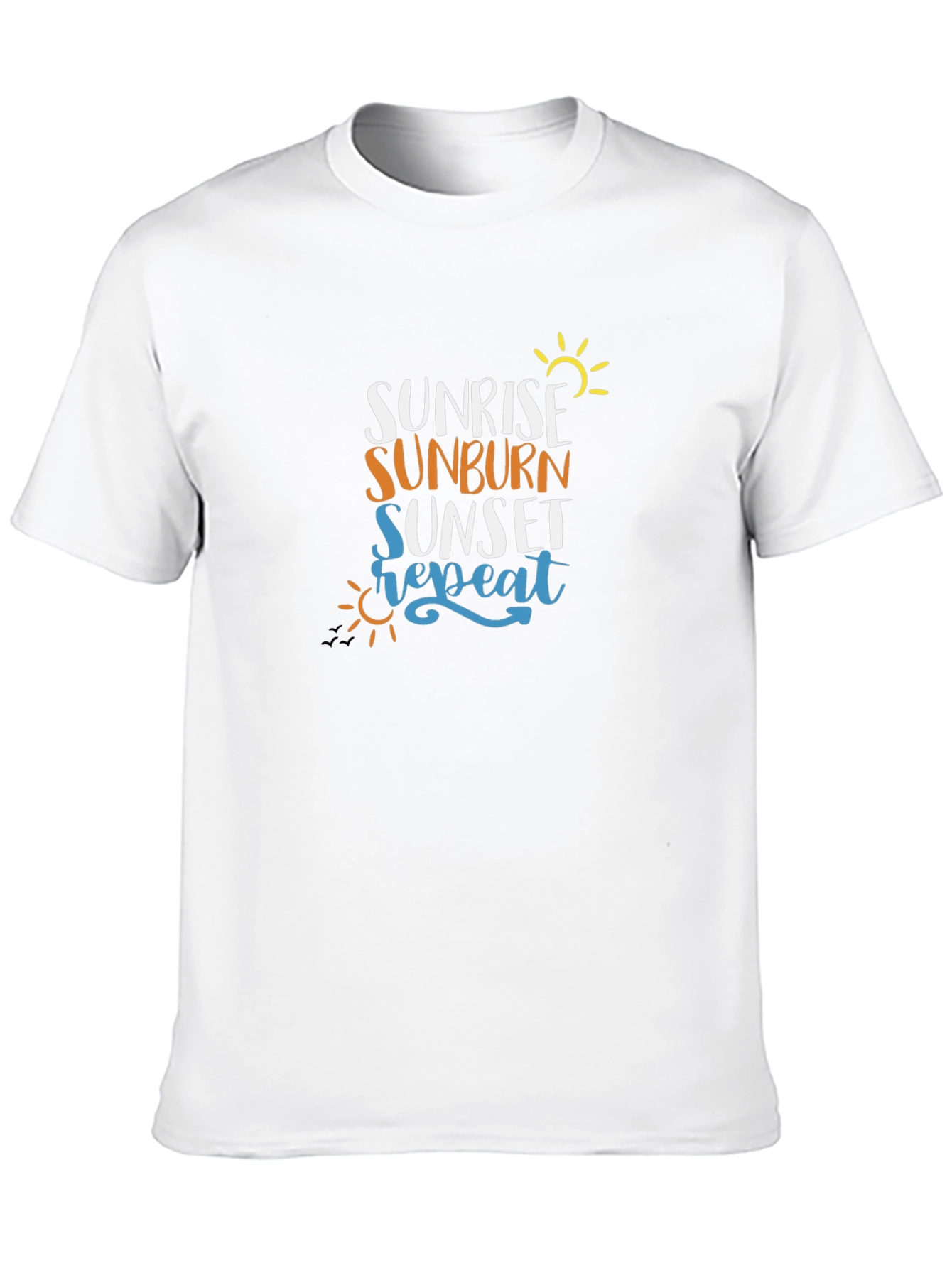 Sunrise Sunburn Sunset Repeat Graphic Tee