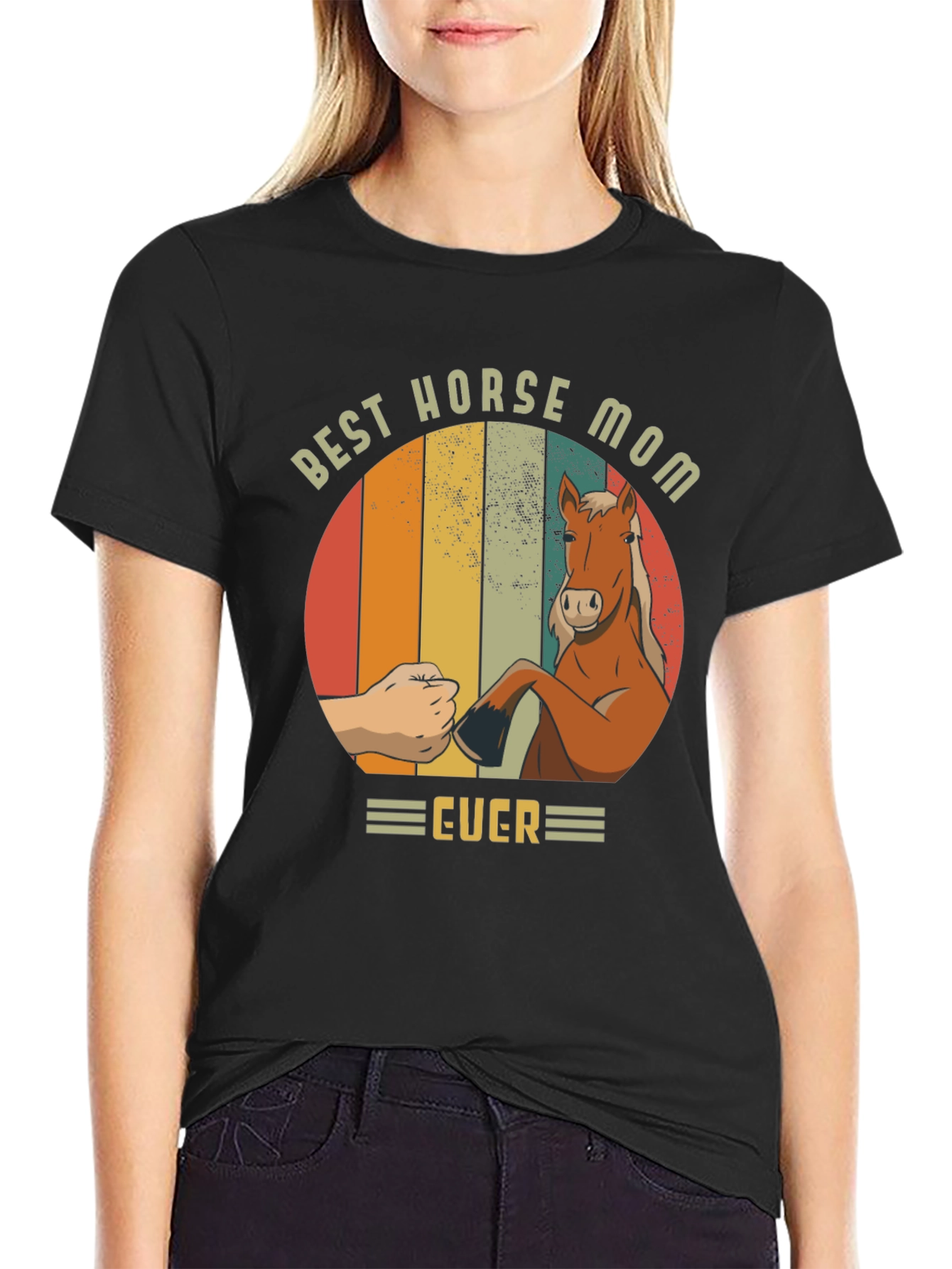 Best Horse Mom Ever T-Shirt - Equestrian Gift