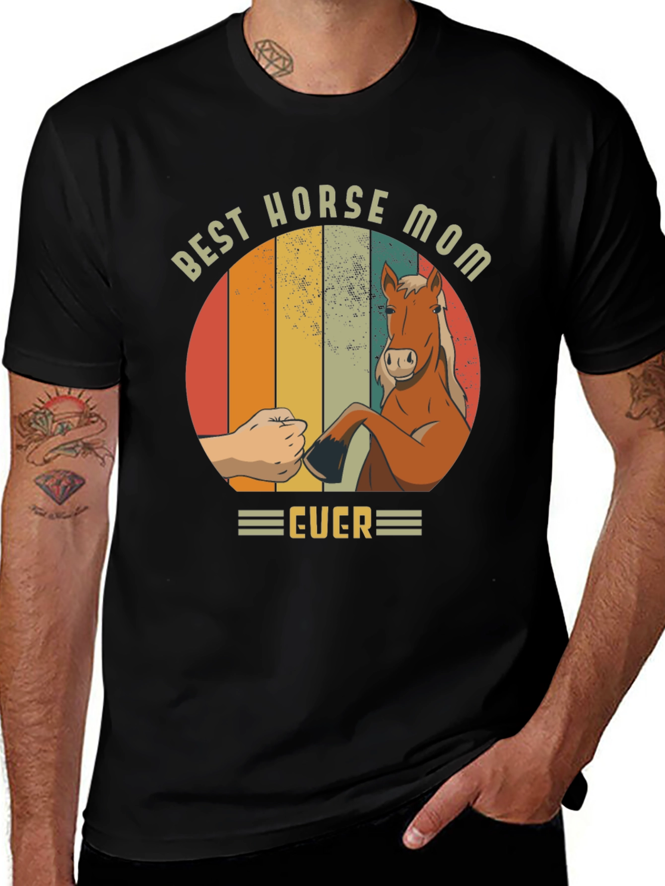 Best Horse Mom Ever T-Shirt - Equestrian Gift