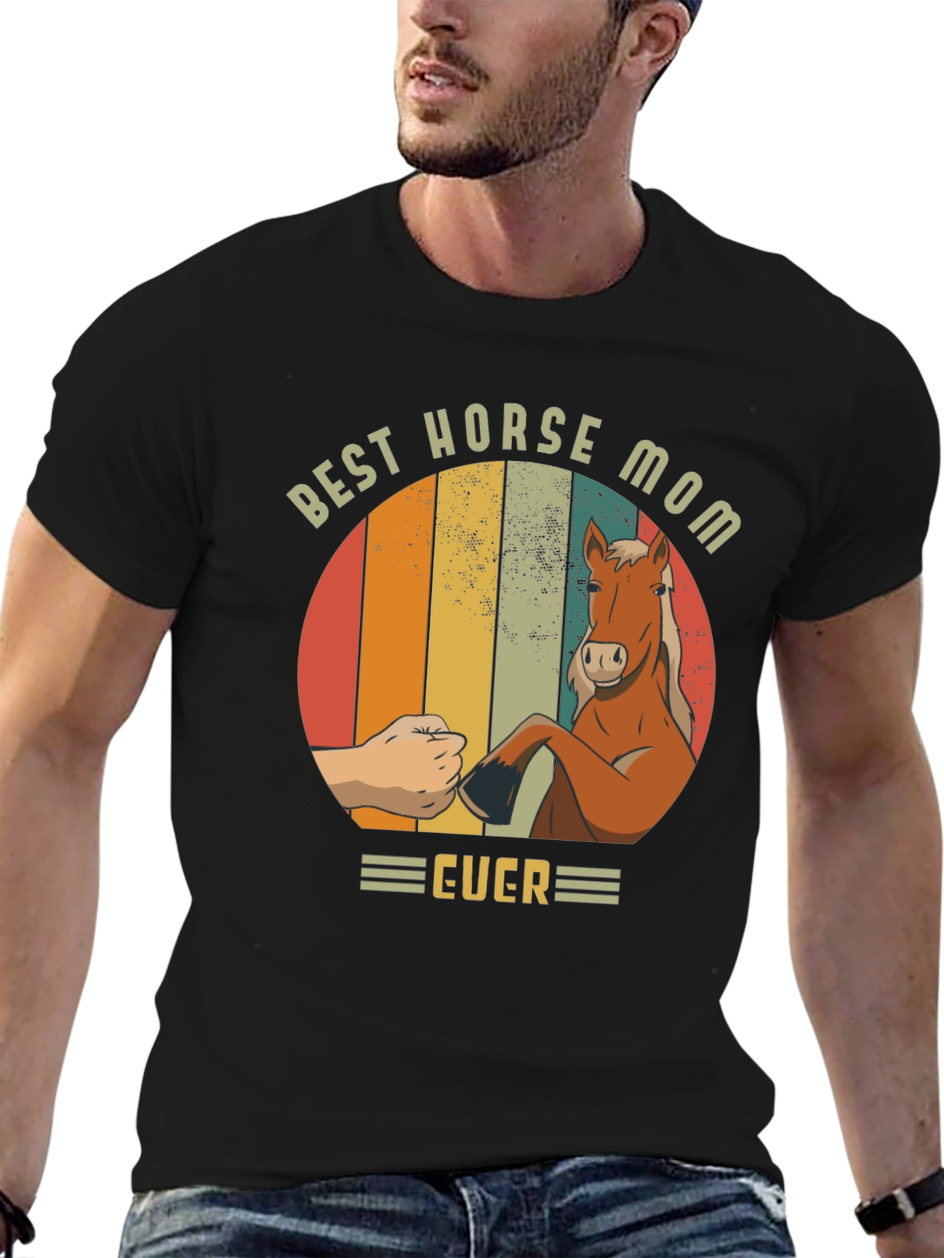 Best Horse Mom Ever T-Shirt - Equestrian Gift