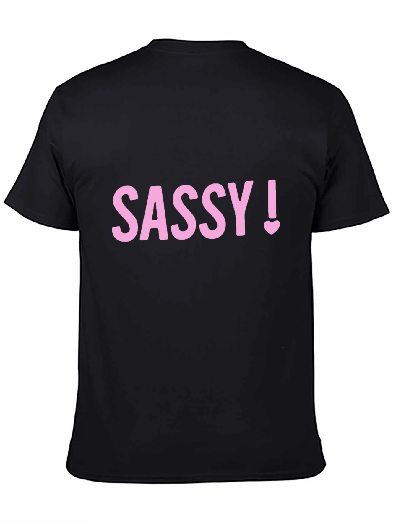 Sassy! Pink Graphic T-Shirt - Black