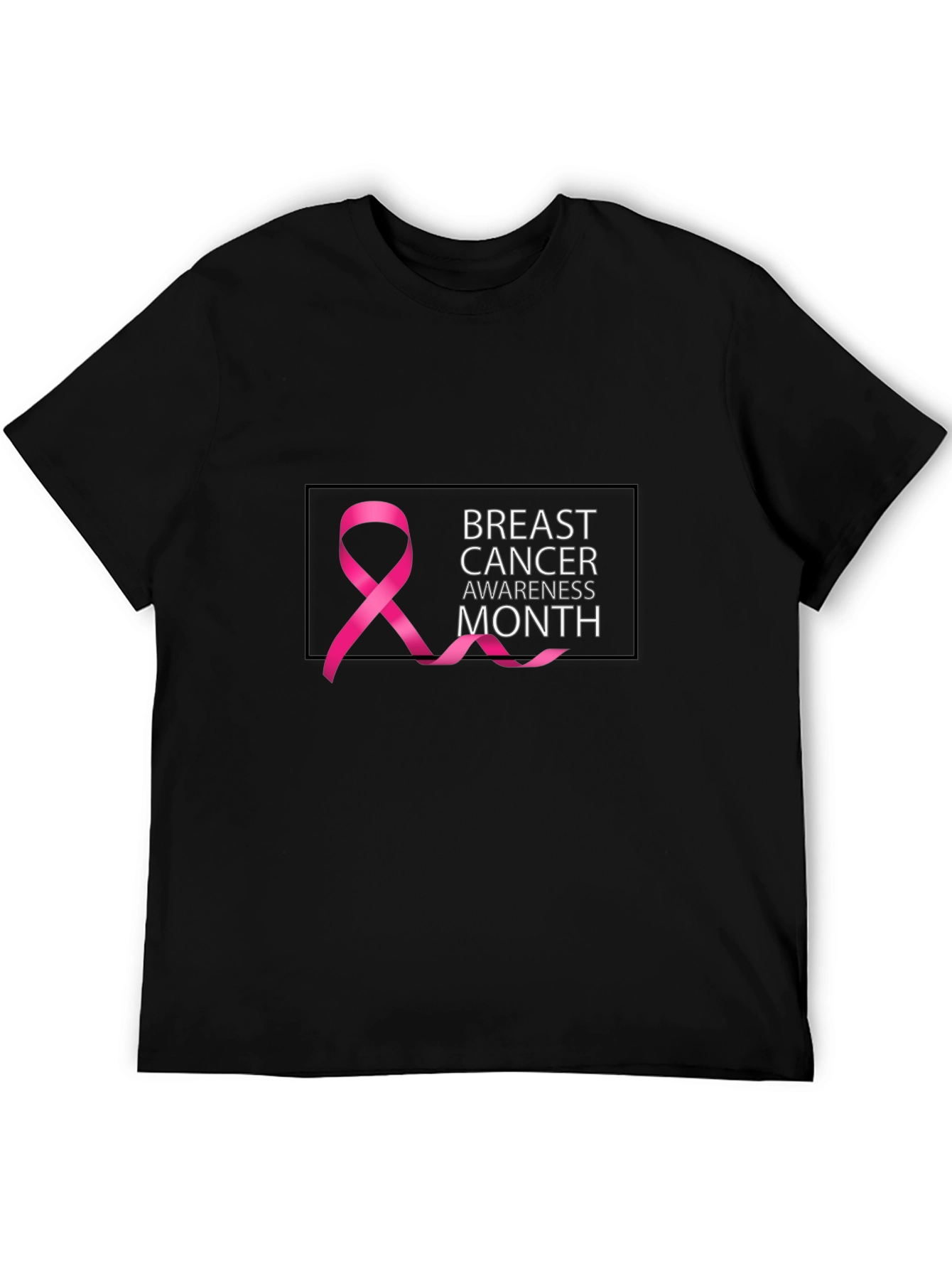 Breast Cancer Awareness Month Black T-Shirt