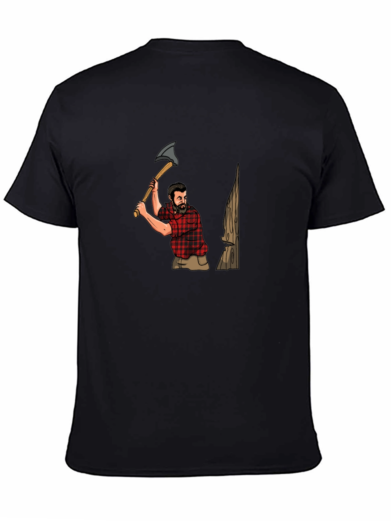 Lumberjack Graphic Tee - Mens Black T-Shirt