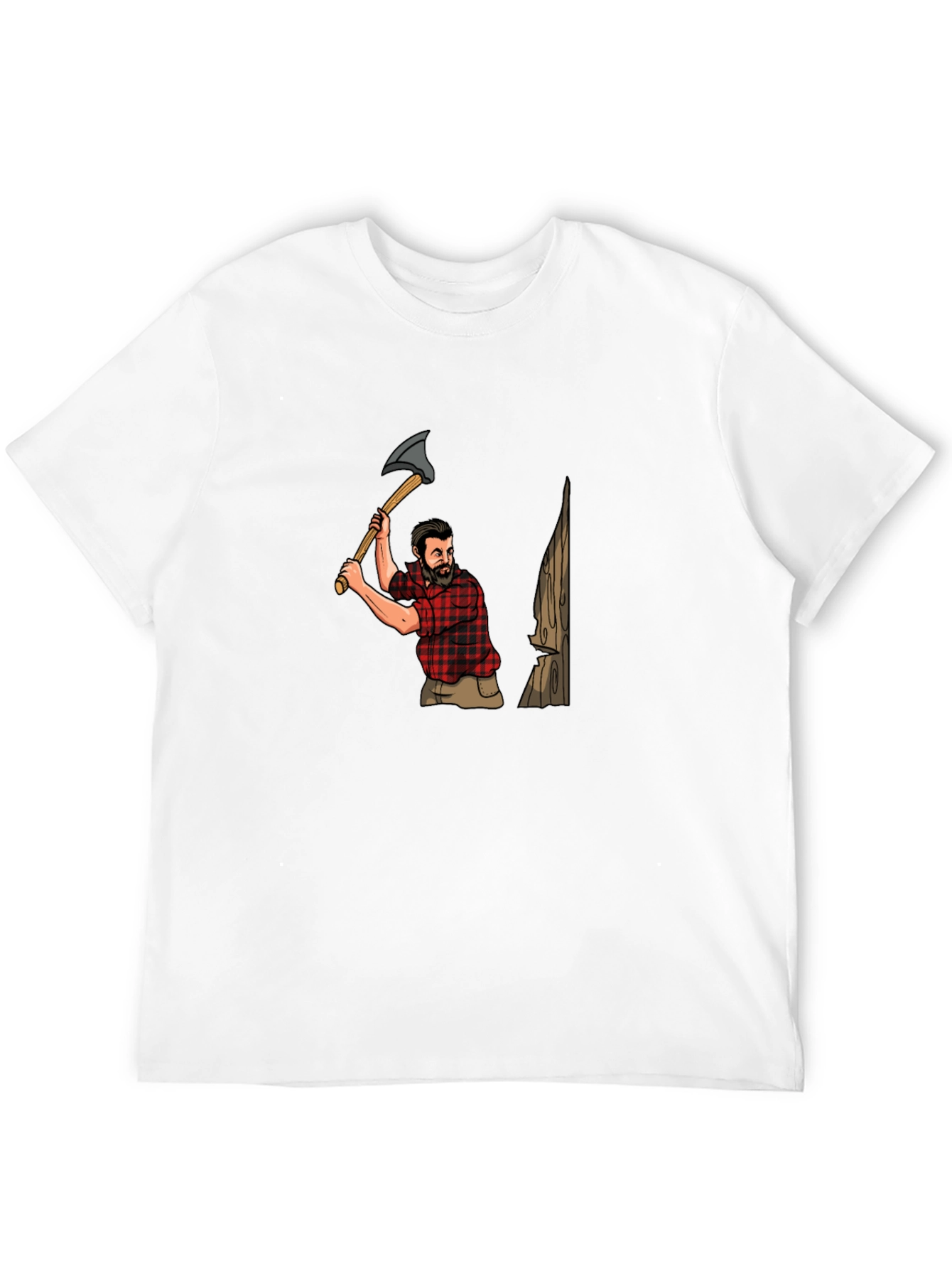 Lumberjack Graphic Tee - Mens Black T-Shirt