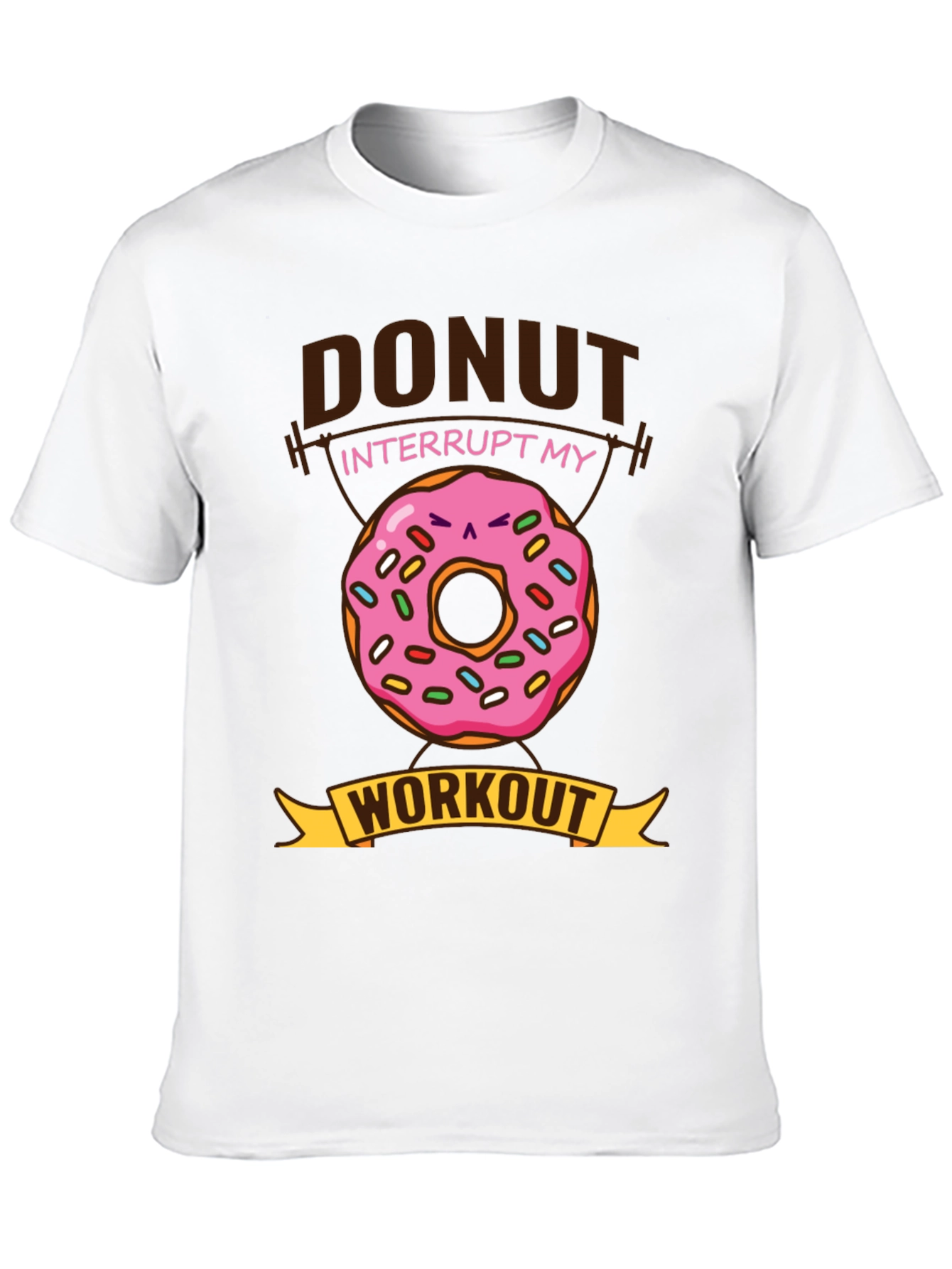 Donut Interrupt My Workout Funny T-Shirt