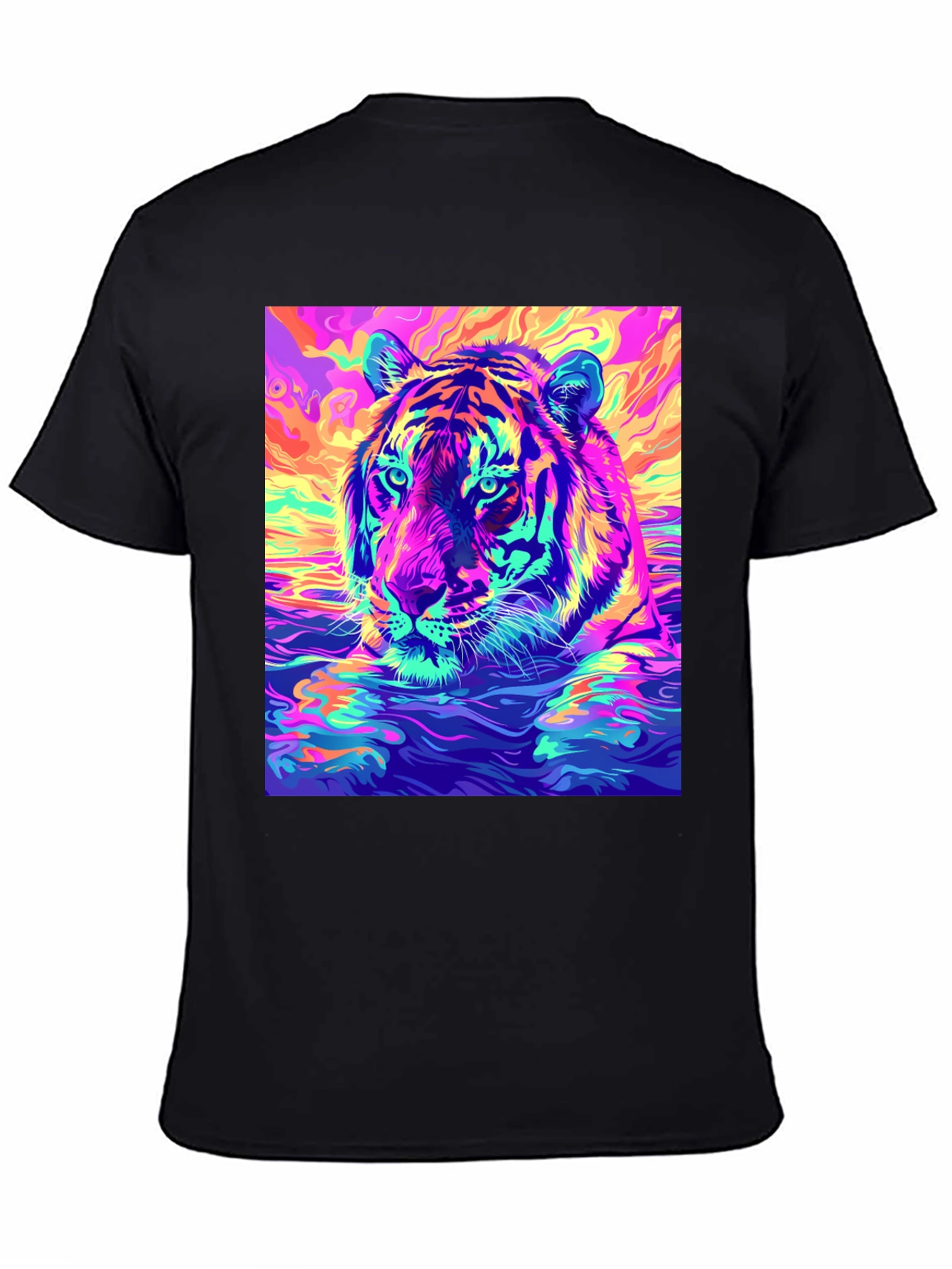 Psychedelic Tiger Graphic Tee