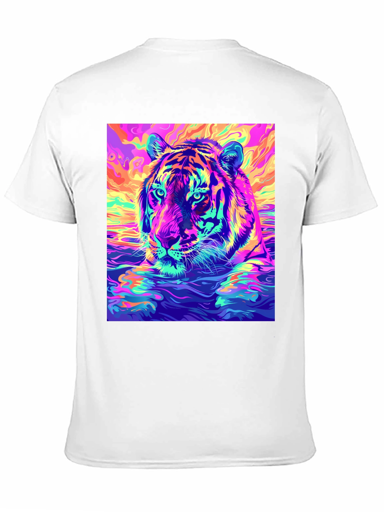 Psychedelic Tiger Graphic Tee