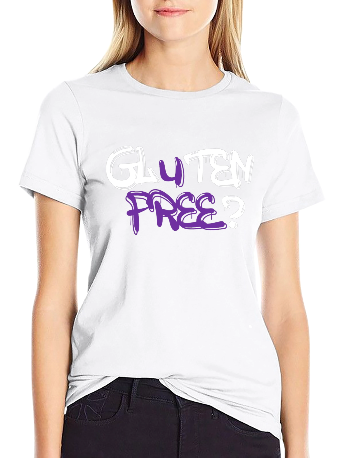 Gluten Free T-Shirt Black Graphic Tee
