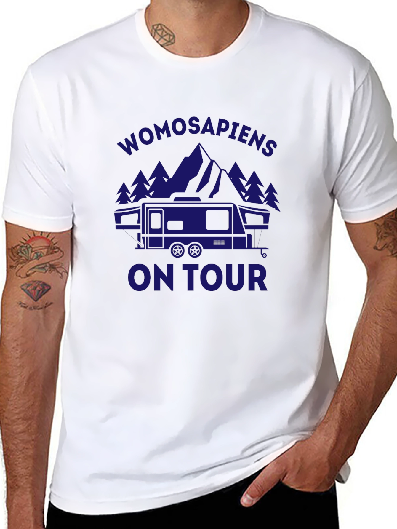 Womosapiens On Tour Graphic T-Shirt