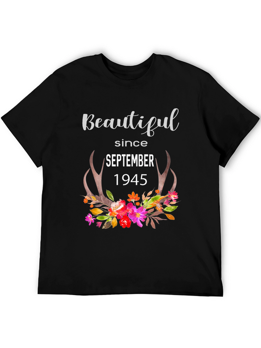 Beautiful Since September 1945 Graphic T-Shirt