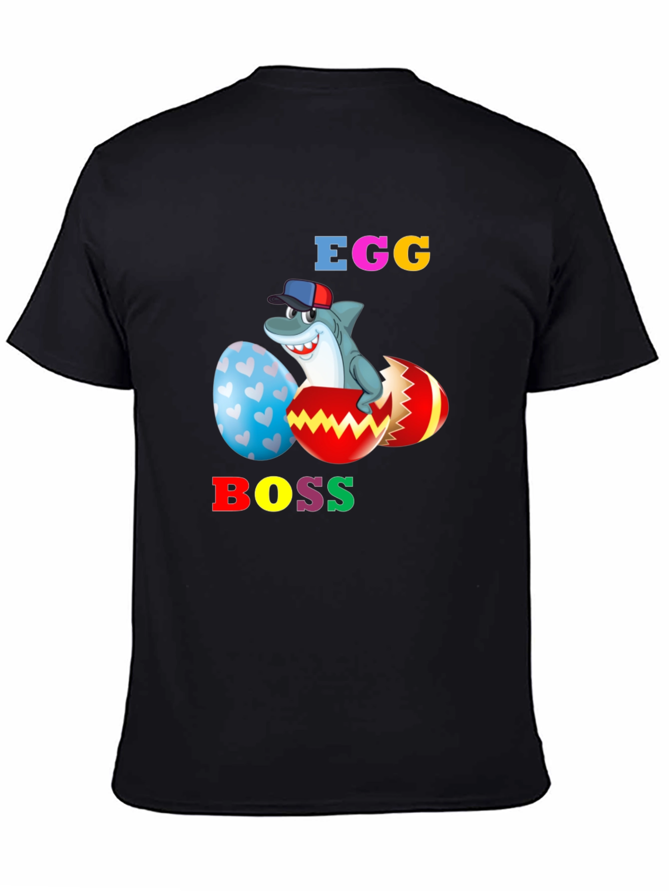 Egg Boss Shark Easter T-Shirt