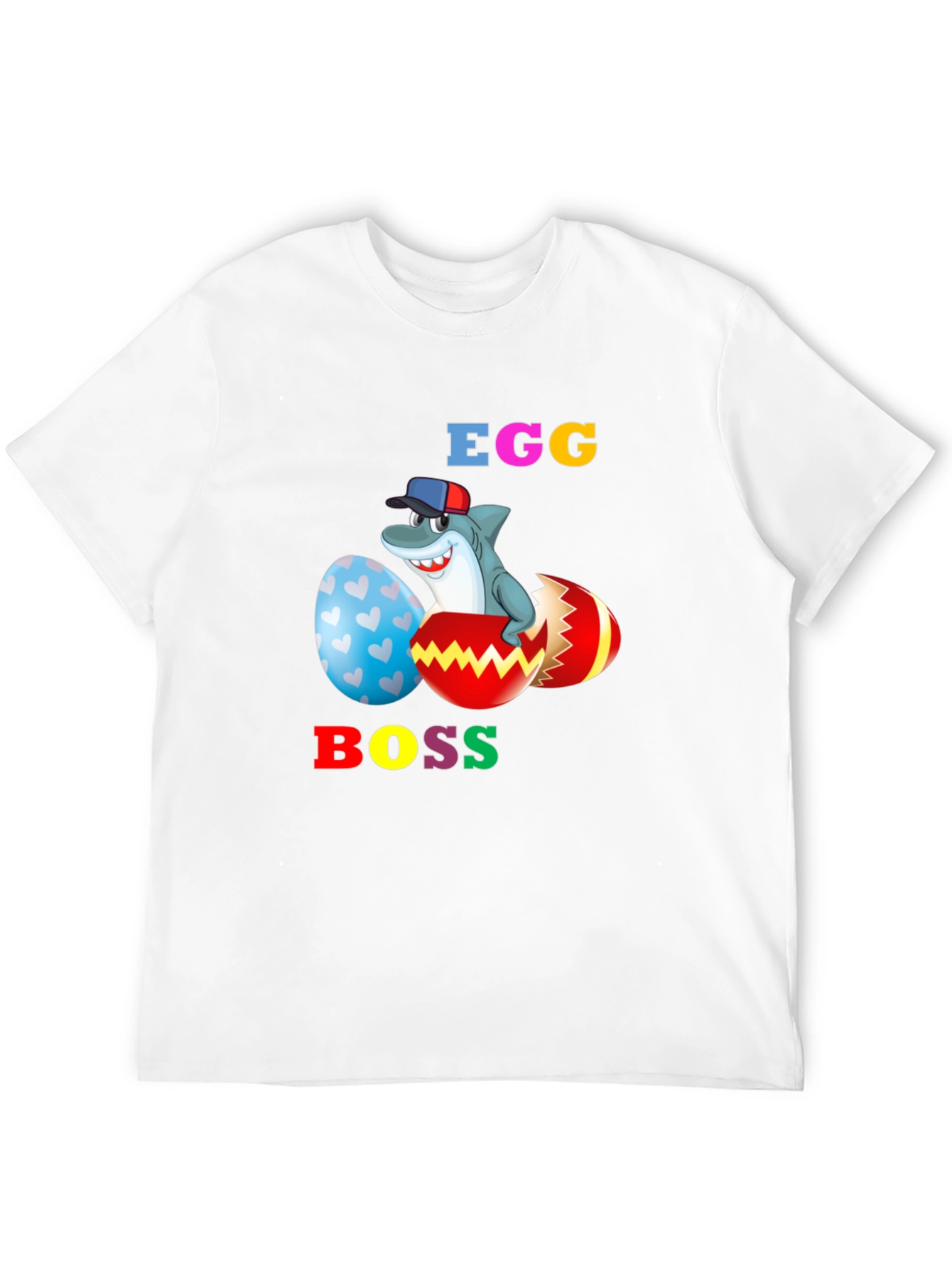 Egg Boss Shark Easter T-Shirt