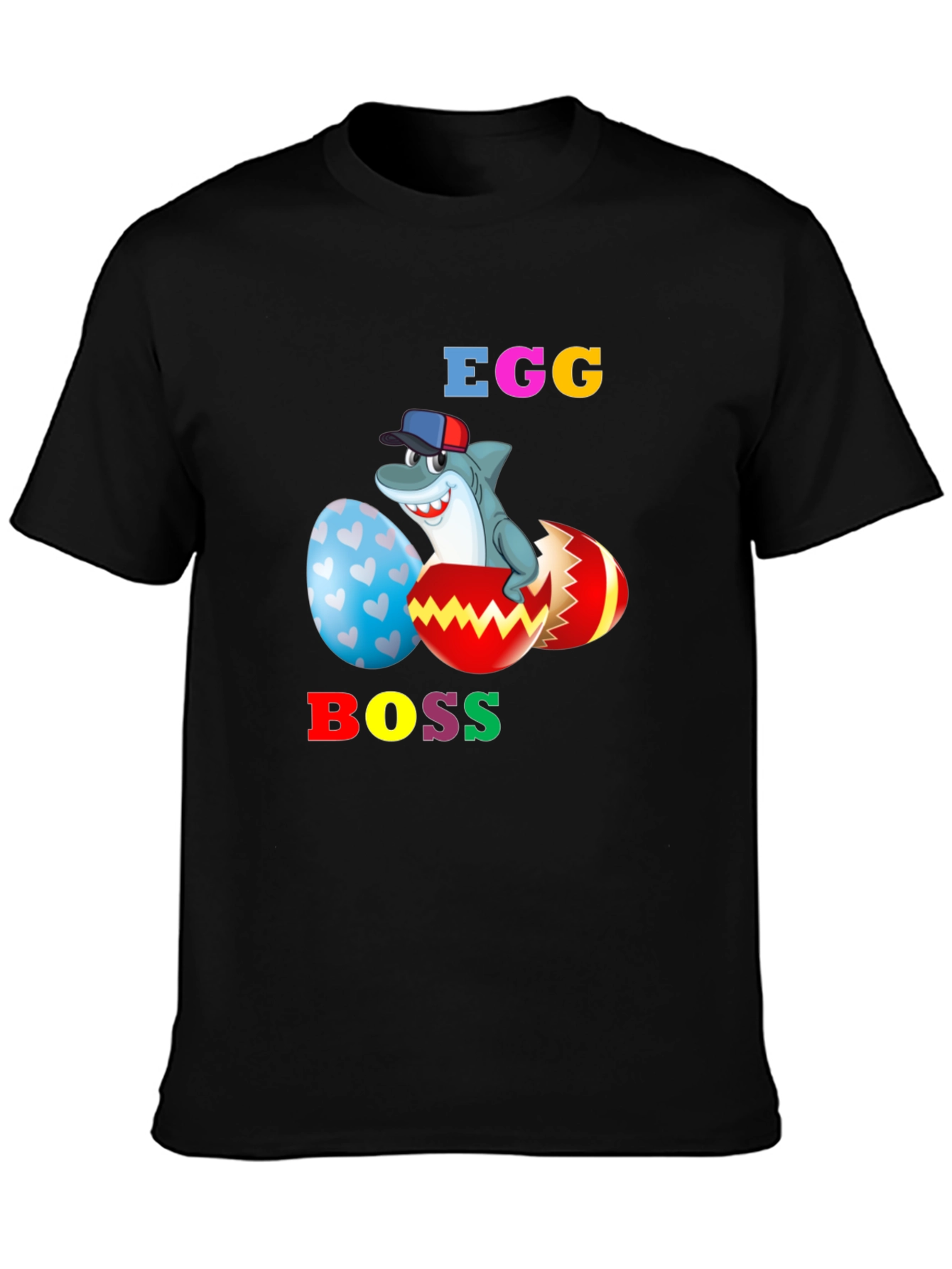 Egg Boss Shark Easter T-Shirt