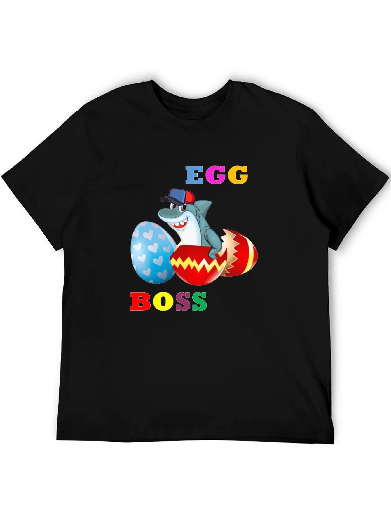 Egg Boss Shark Easter T-Shirt