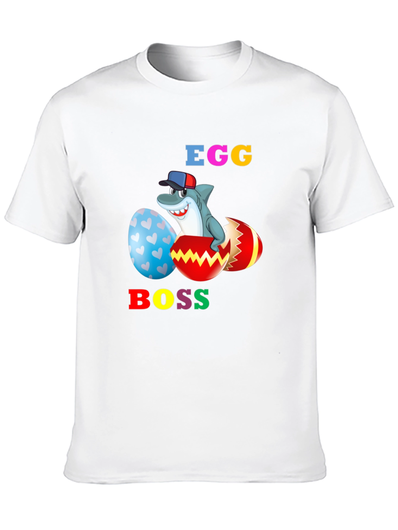 Egg Boss Shark Easter T-Shirt