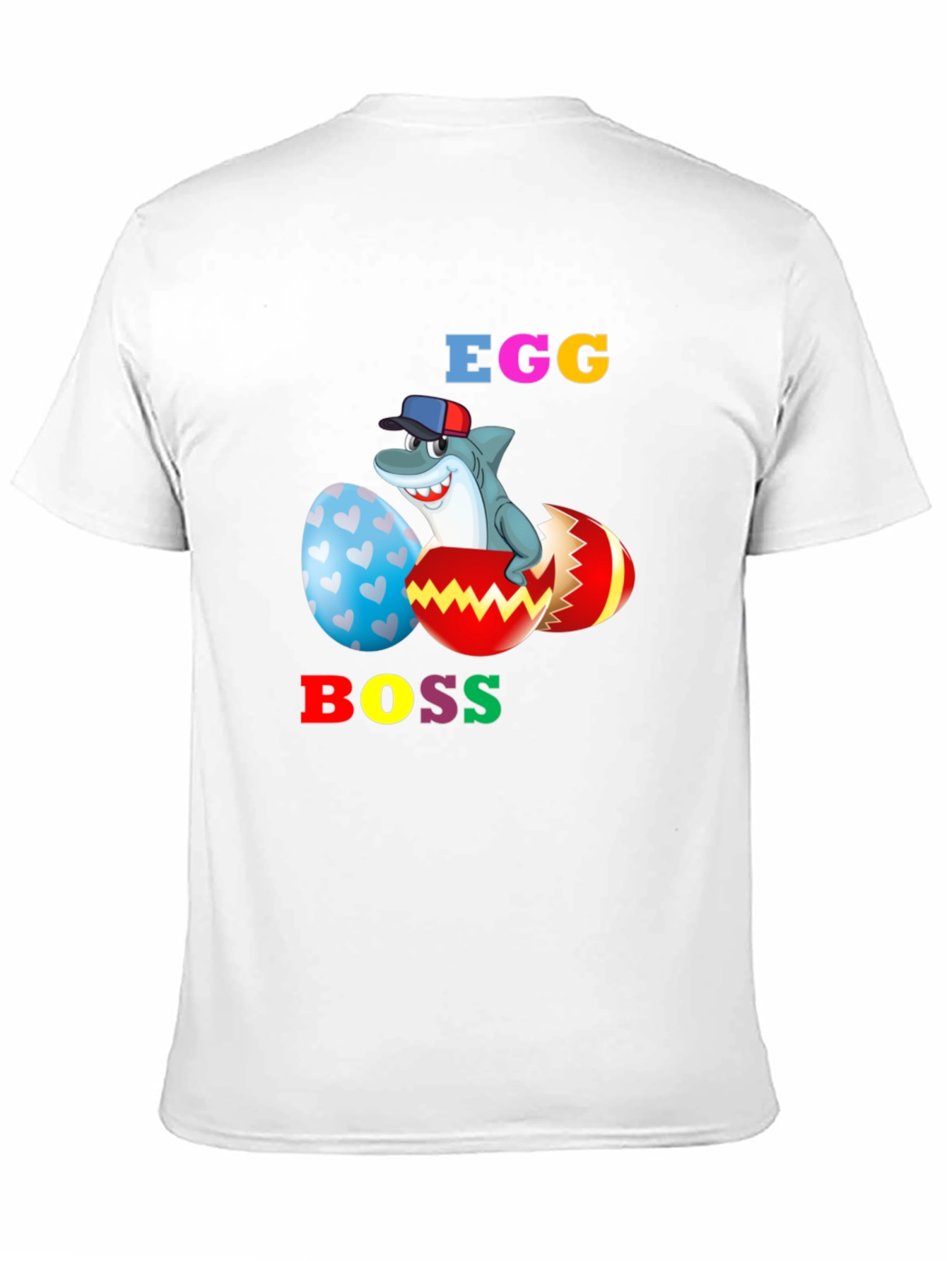 Egg Boss Shark Easter T-Shirt