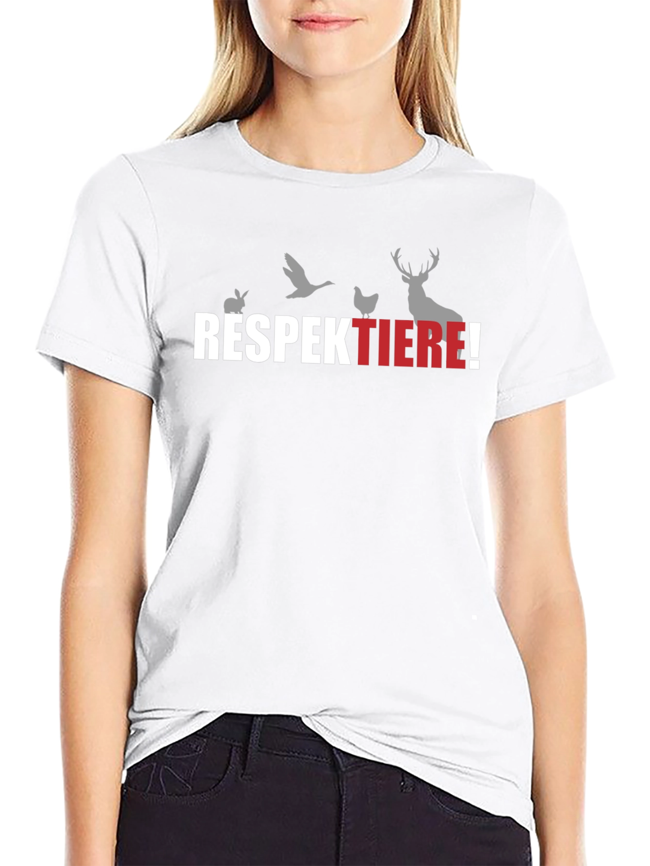 Respect Animals Tee - Vegan Awareness Shirt