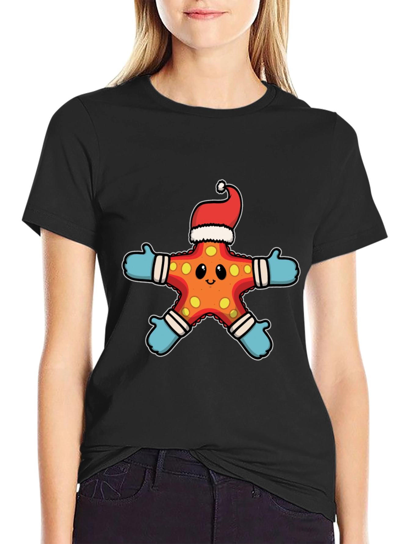 Christmas Starfish T-Shirt - Holiday Cheer