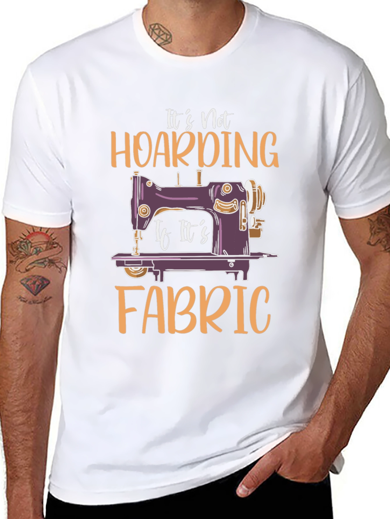 Its Not Hoarding Fabric T-Shirt