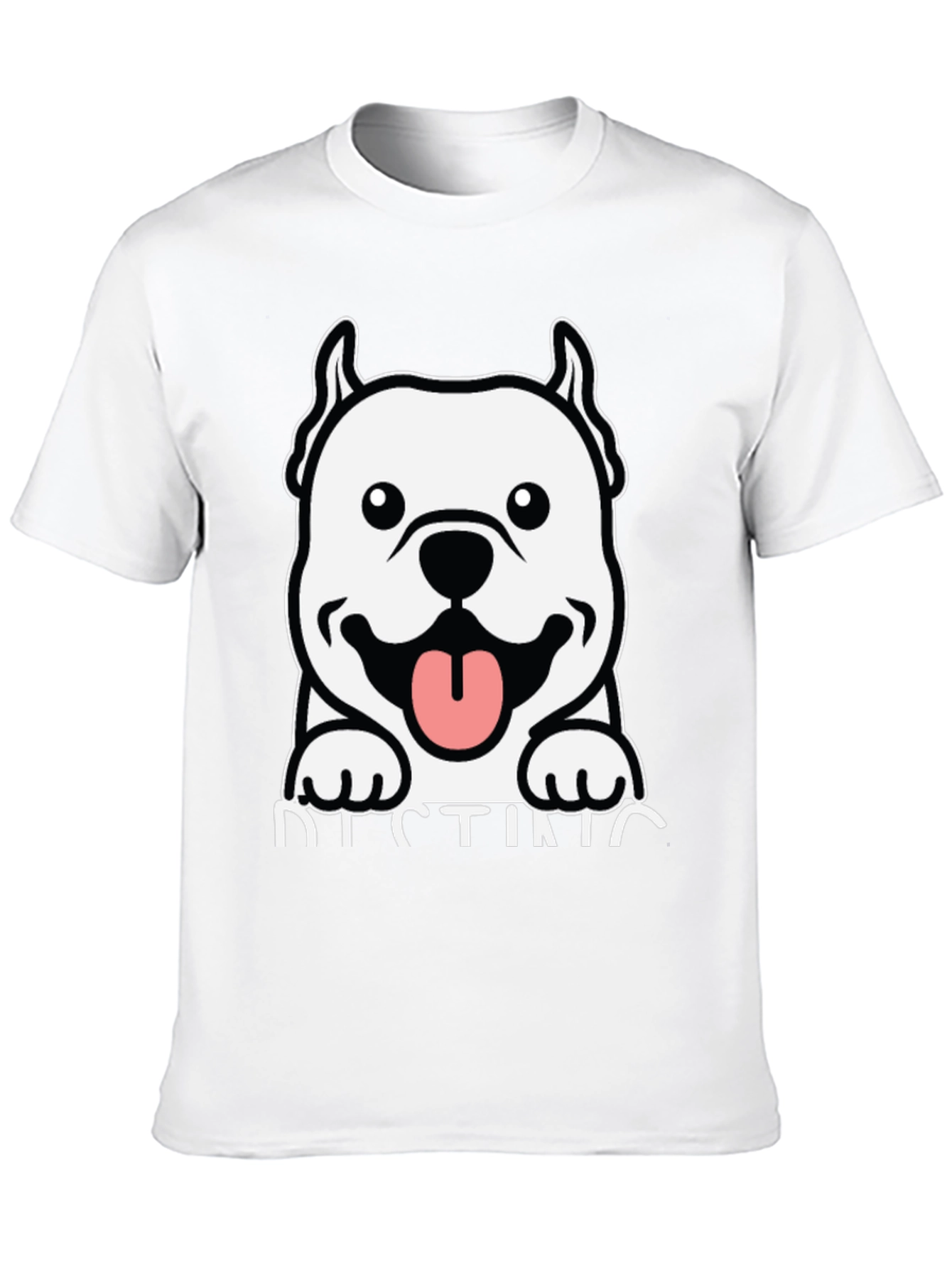 Cool Dog Graphic Black T-Shirt
