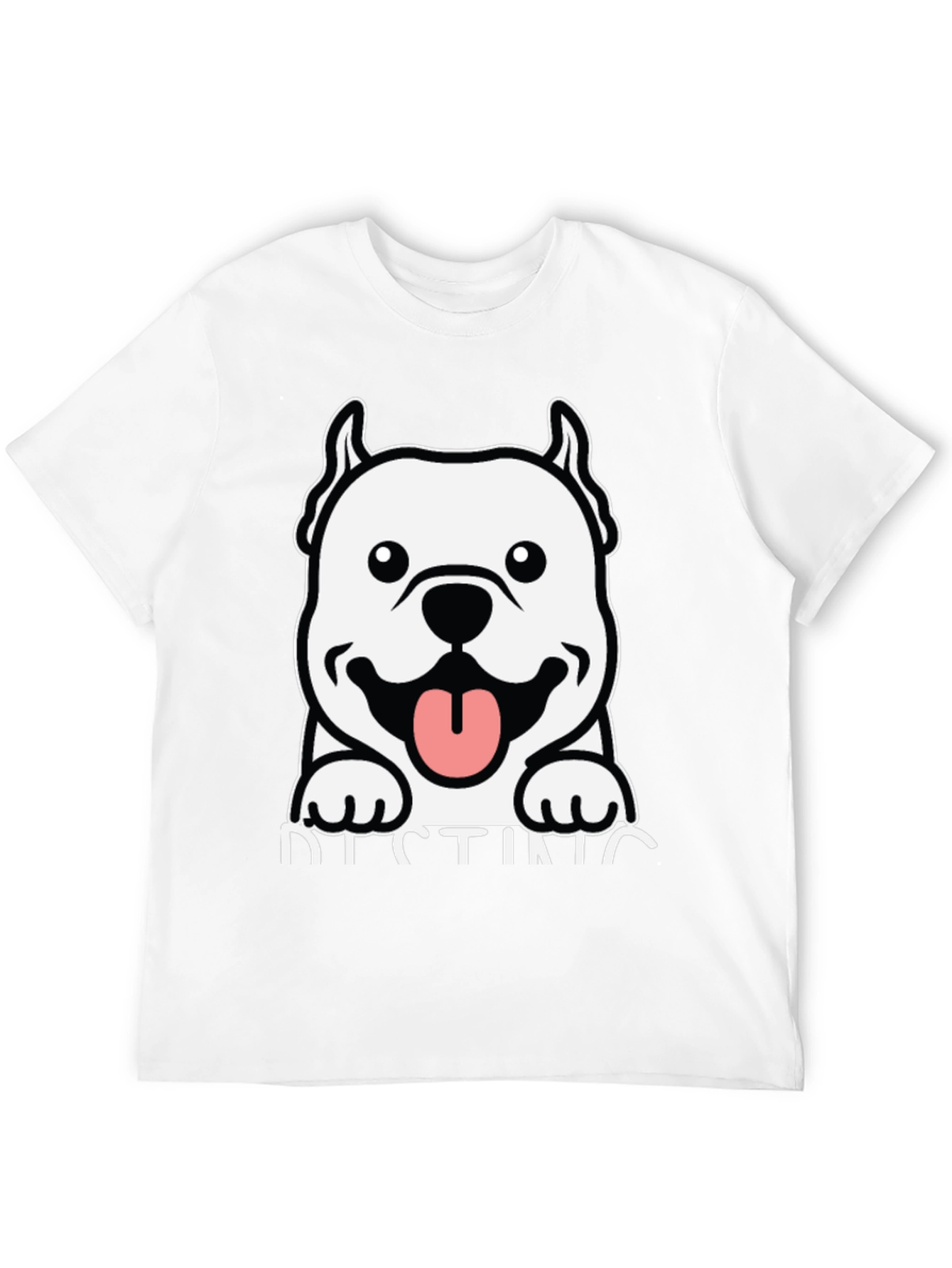 Cool Dog Graphic Black T-Shirt