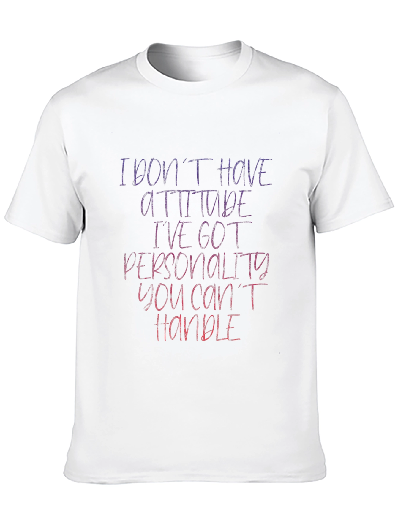 Attitude Personality Graphic T-Shirt