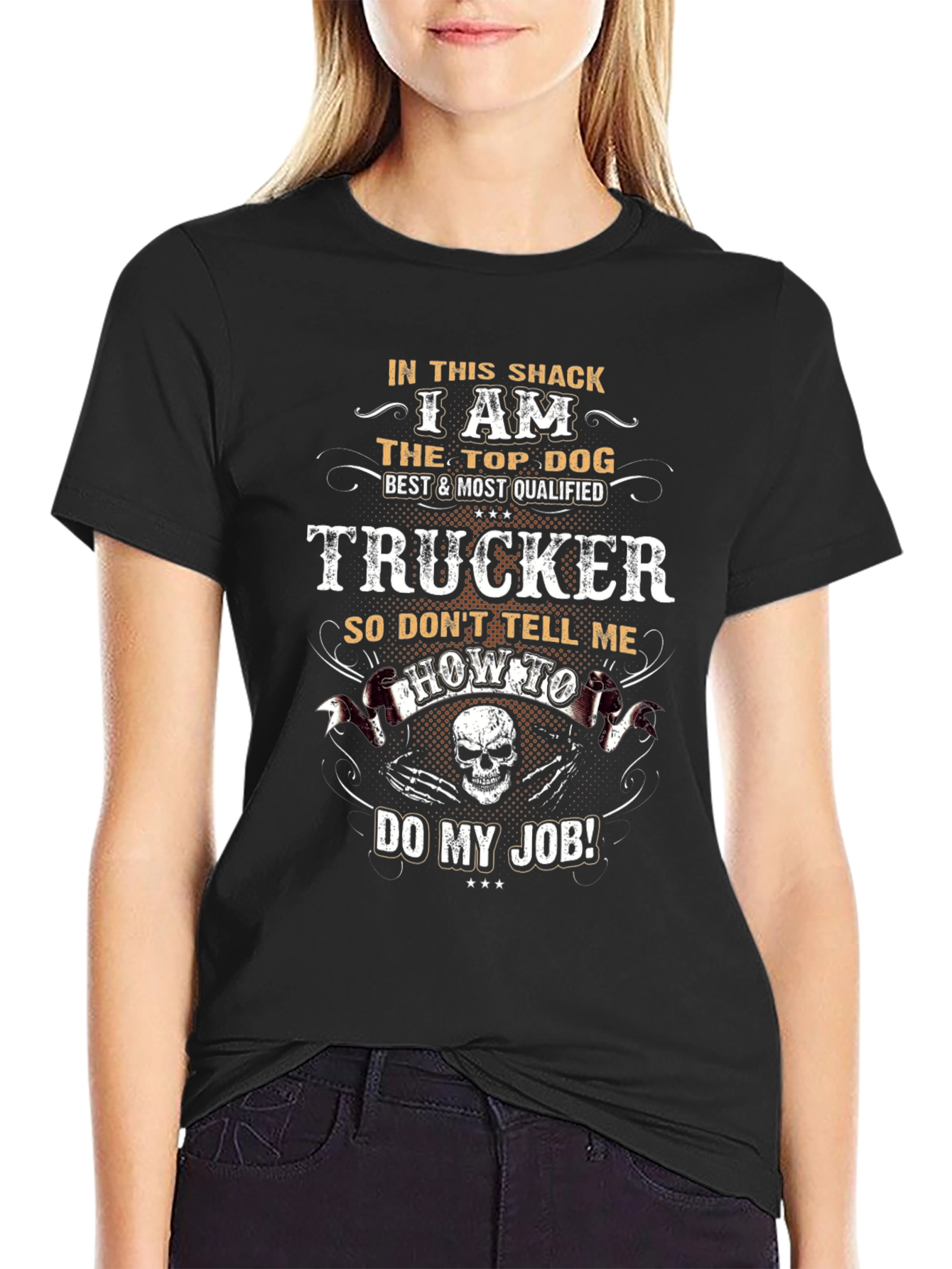 Trucker Top Dog Graphic Tee