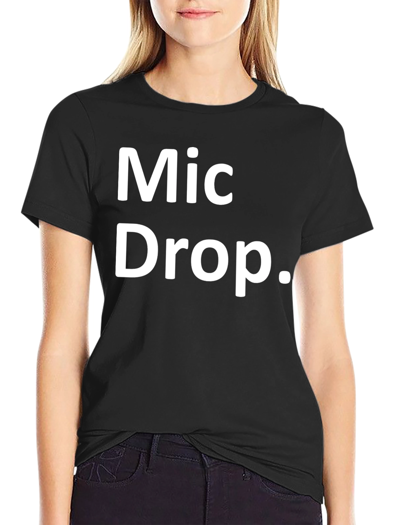 Mic Drop T-Shirt - Bold Statement Tee