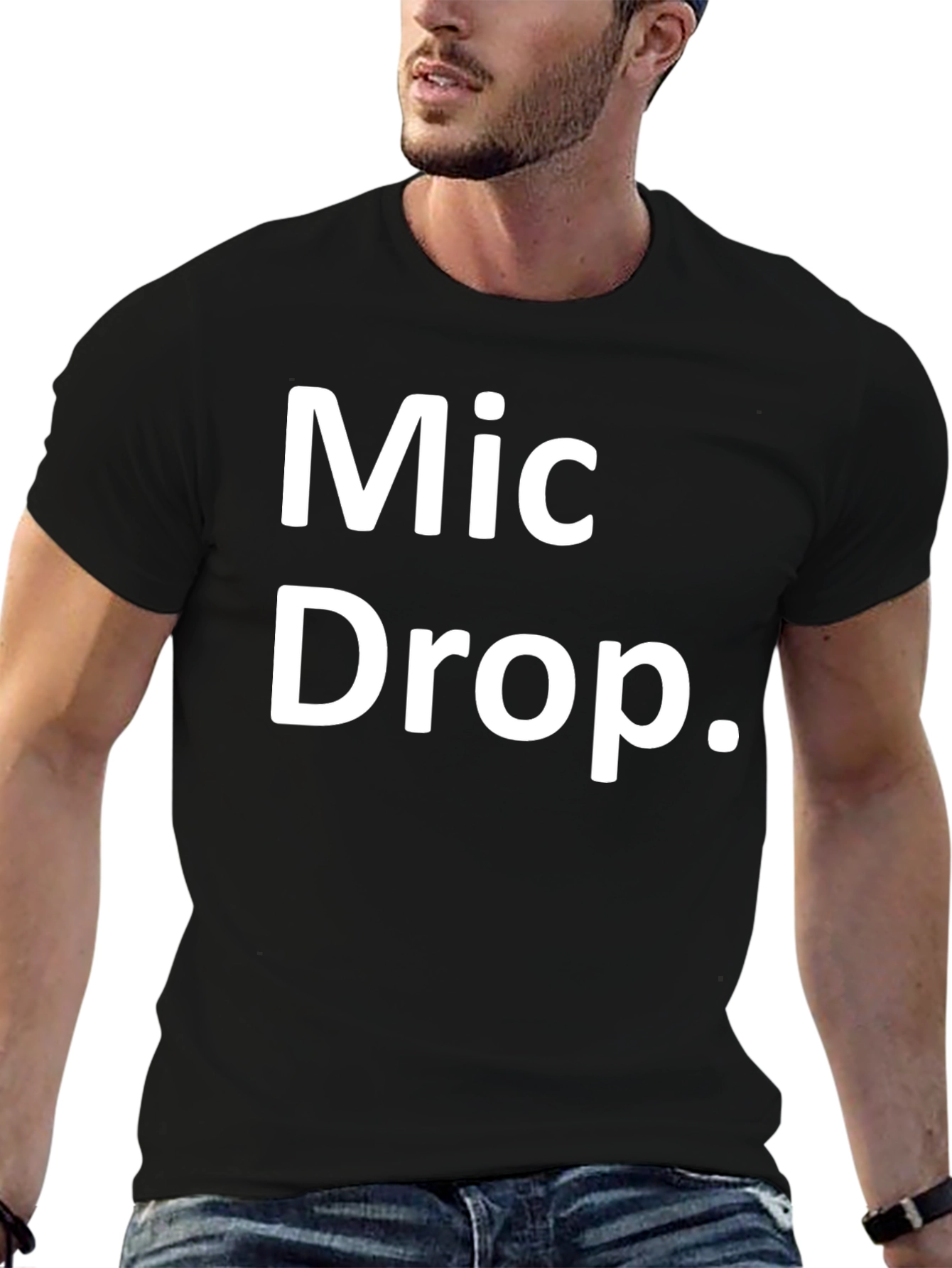 Mic Drop T-Shirt - Bold Statement Tee