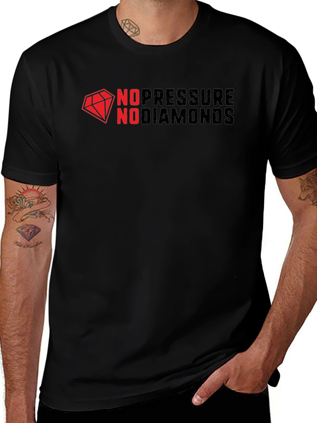 No Pressure No Diamonds Graphic Tee