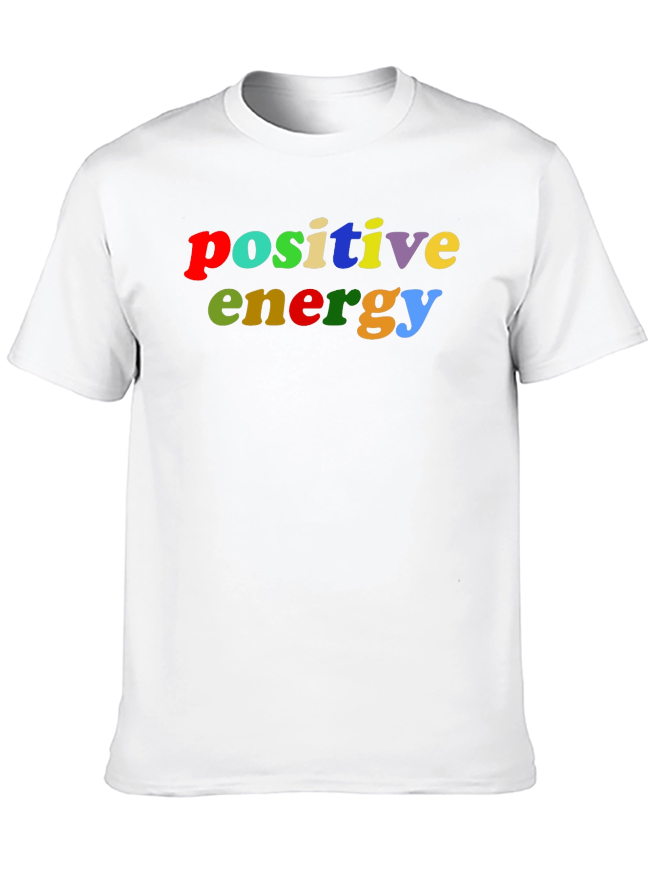 Positive Energy Black Crew Neck T-Shirt