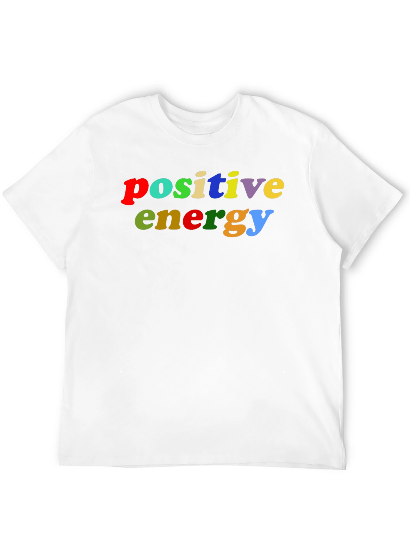 Positive Energy Black Crew Neck T-Shirt