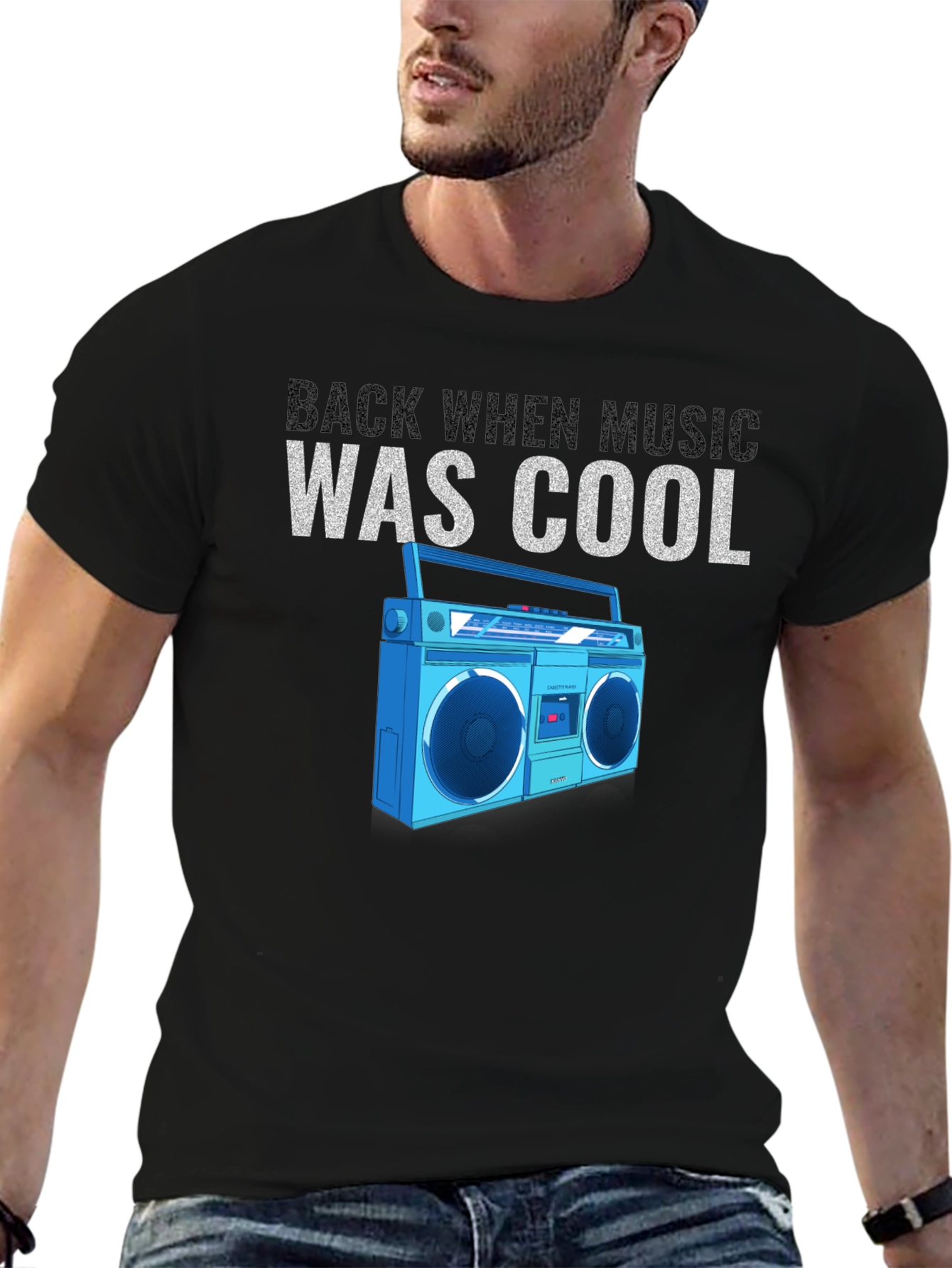 Retro Music T-Shirt - Back When Music Was Cool