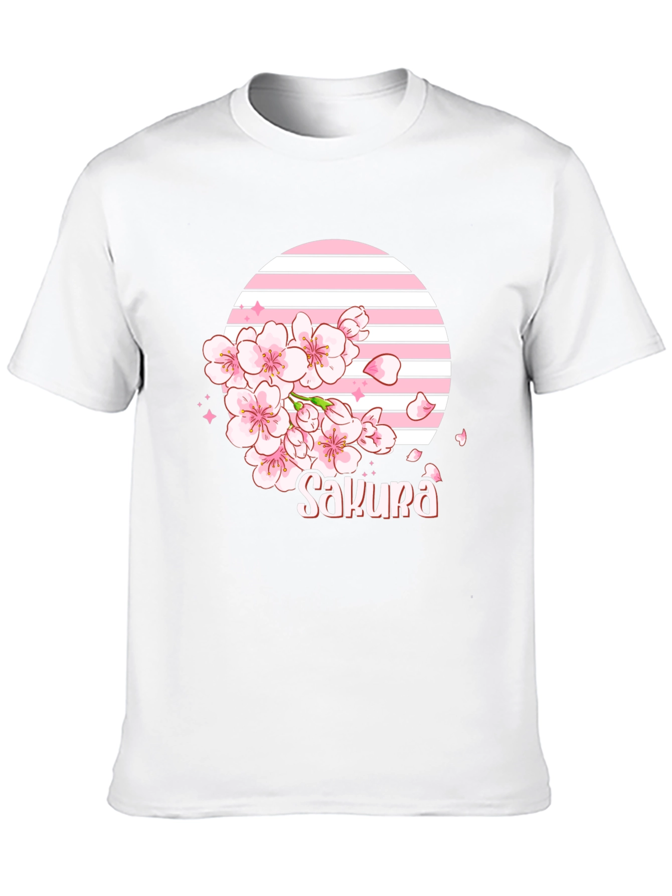 Sakura Flower Graphic T-Shirt - Japanese Cherry Blossom Tee