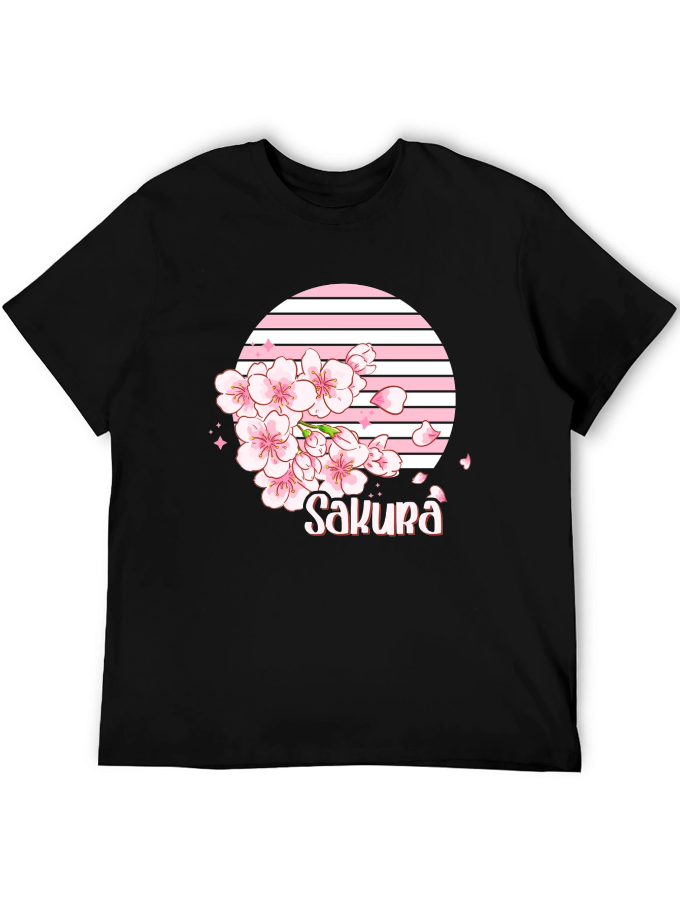 Sakura Flower Graphic T-Shirt - Japanese Cherry Blossom Tee