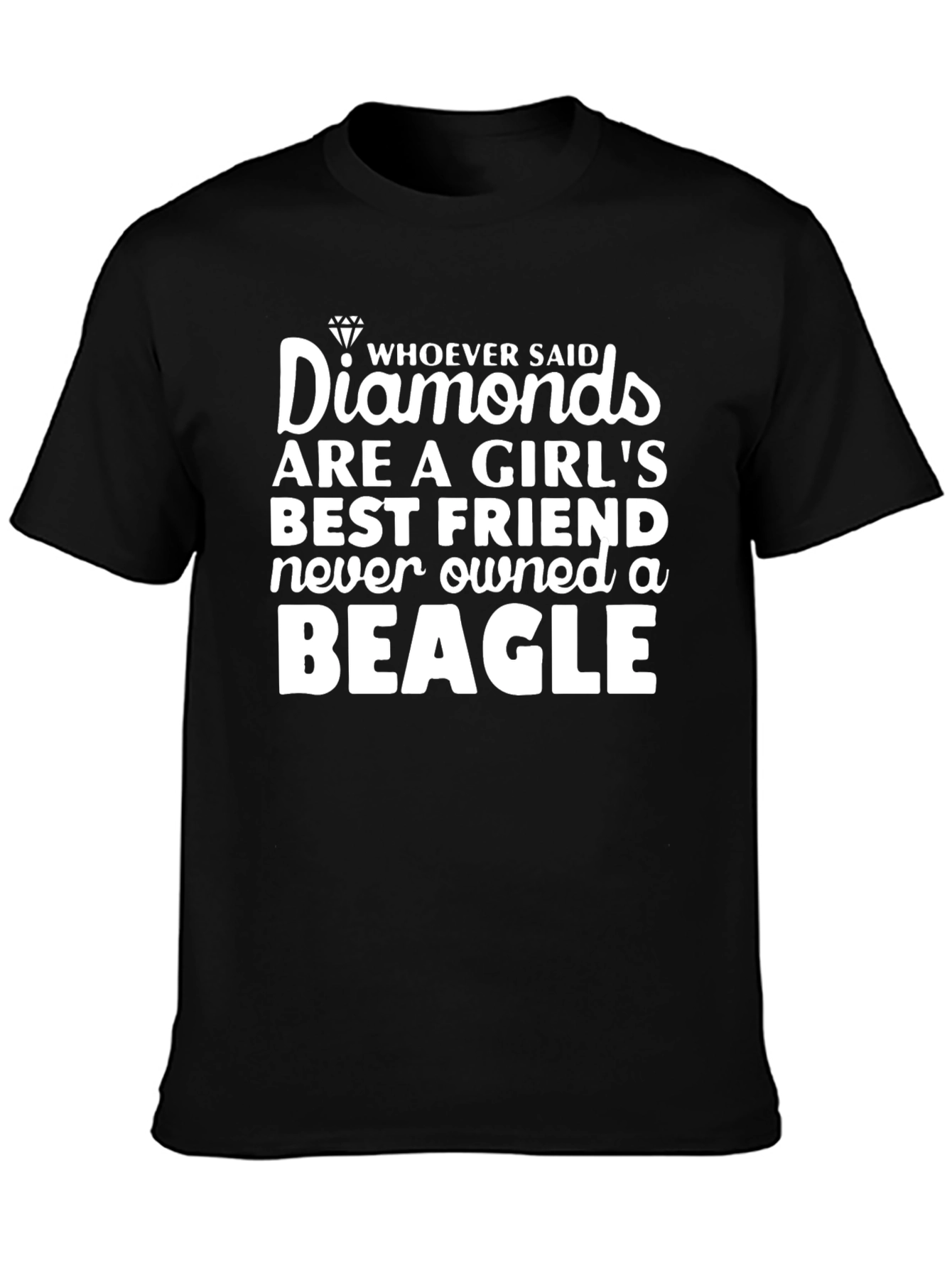 Diamonds & Beagles Graphic Tee