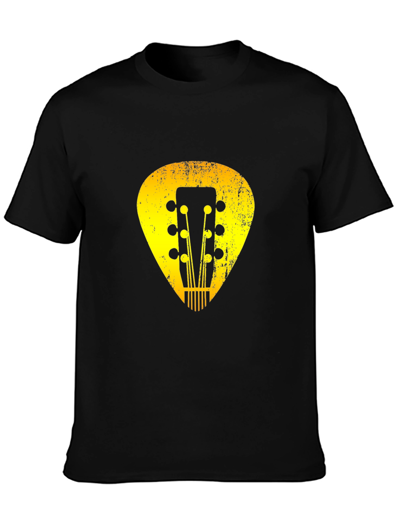 Guitar Pick Headstock Graphic Tee