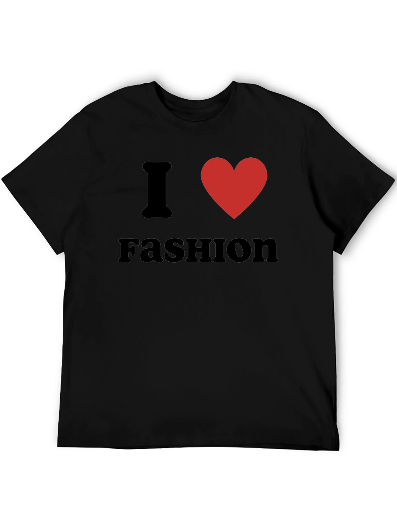 I Heart Fashion Black Tee Shirt
