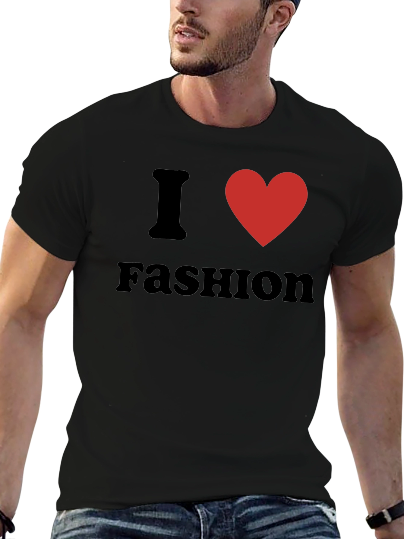 I Heart Fashion Black Tee Shirt