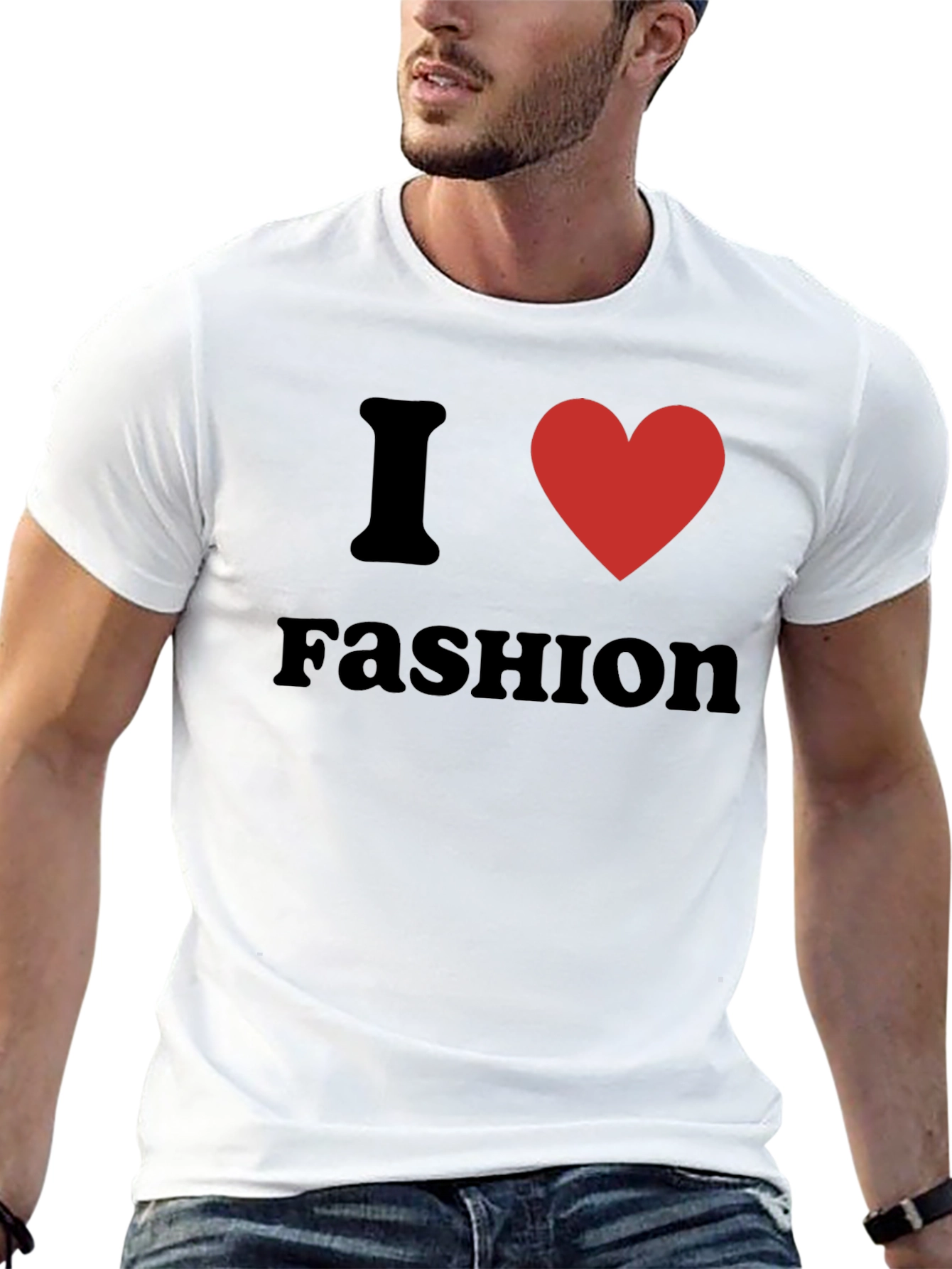 I Heart Fashion Black Tee Shirt