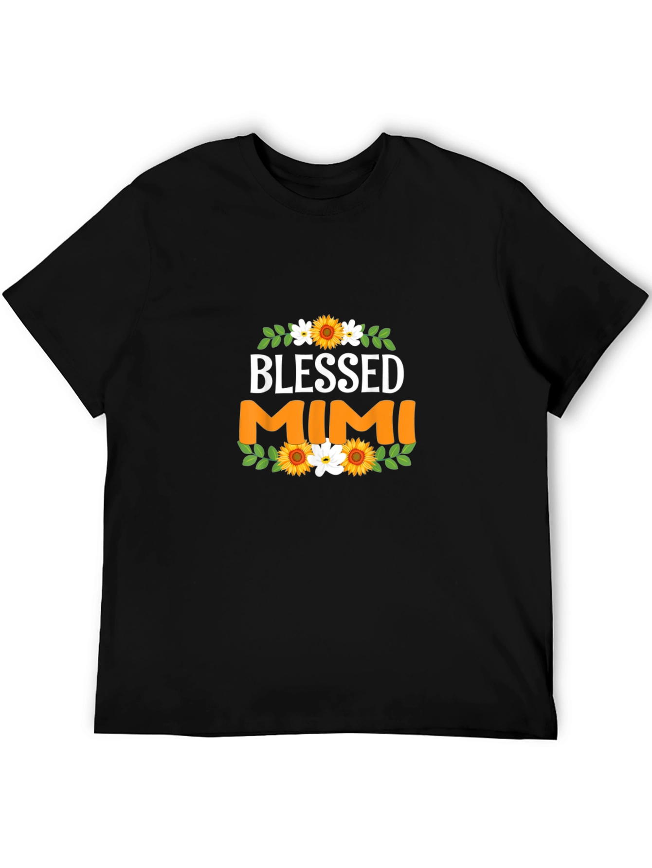 Blessed Mimi Graphic Tee - Floral Accent